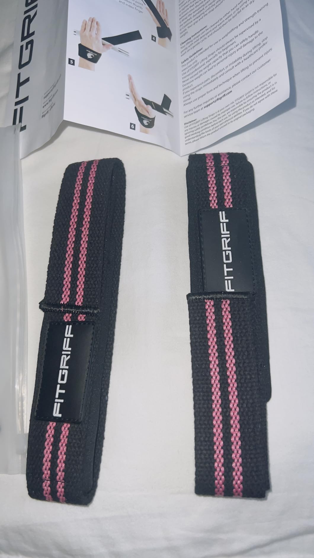 Fitgriff Lifting Wrist Straps for Weightlifting, Gym, Deadlift, Workout (Made of Premium Cotton & Padded) - Men & Women customer photo 2
