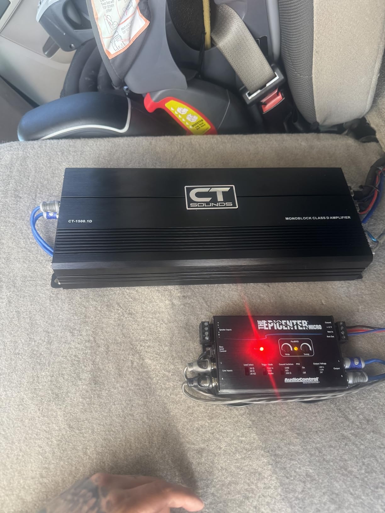CT Sounds CT-1500.1D Compact Class D Car Audio Monoblock Amplifier, 1500 Watts RMS customer photo 2