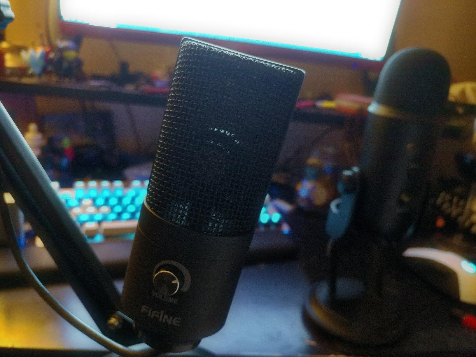 FIFINE K669B USB Microphone, Condenser Recording Mic for Vocals, Meeting | Metal Cardioid Laptop Mic for MAC OS, Windows, Voice Overs, Streaming, Online Meeting and YouTube Videos customer photo 2