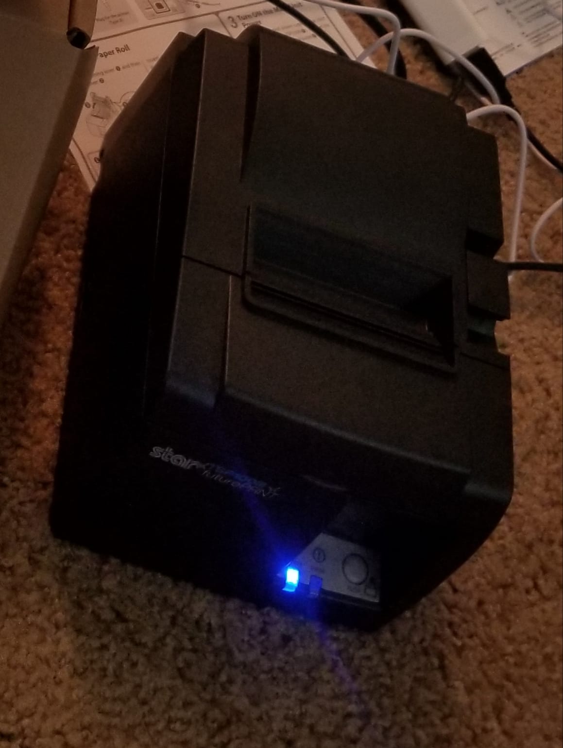 Star Micronics TSP143IIIU USB Thermal Receipt Printer with Device and Mfi USB Ports, Auto-cutter, and Internal Power Supply - Gray customer photo 1