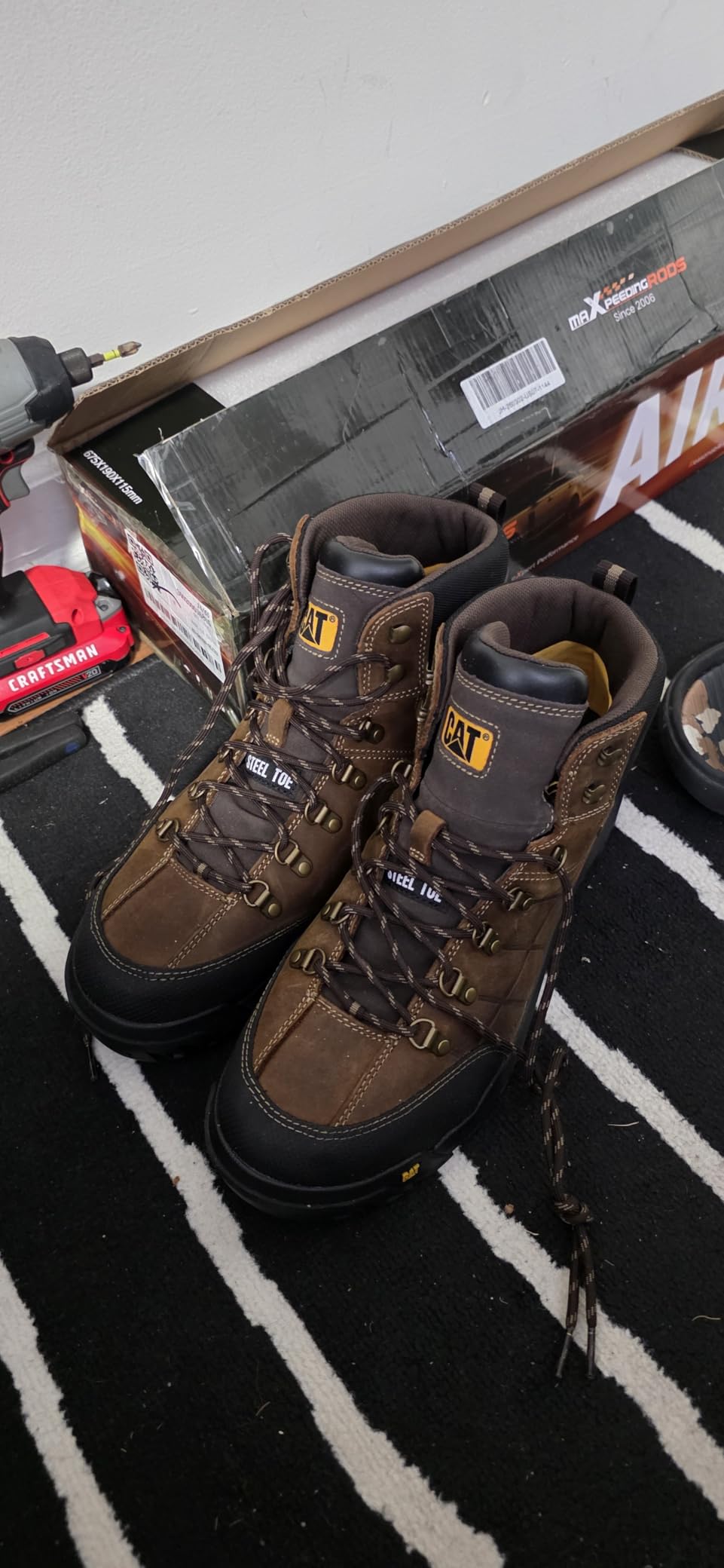 CAT Men's Threshold Waterproof Steel Toe Work Boot customer photo 2