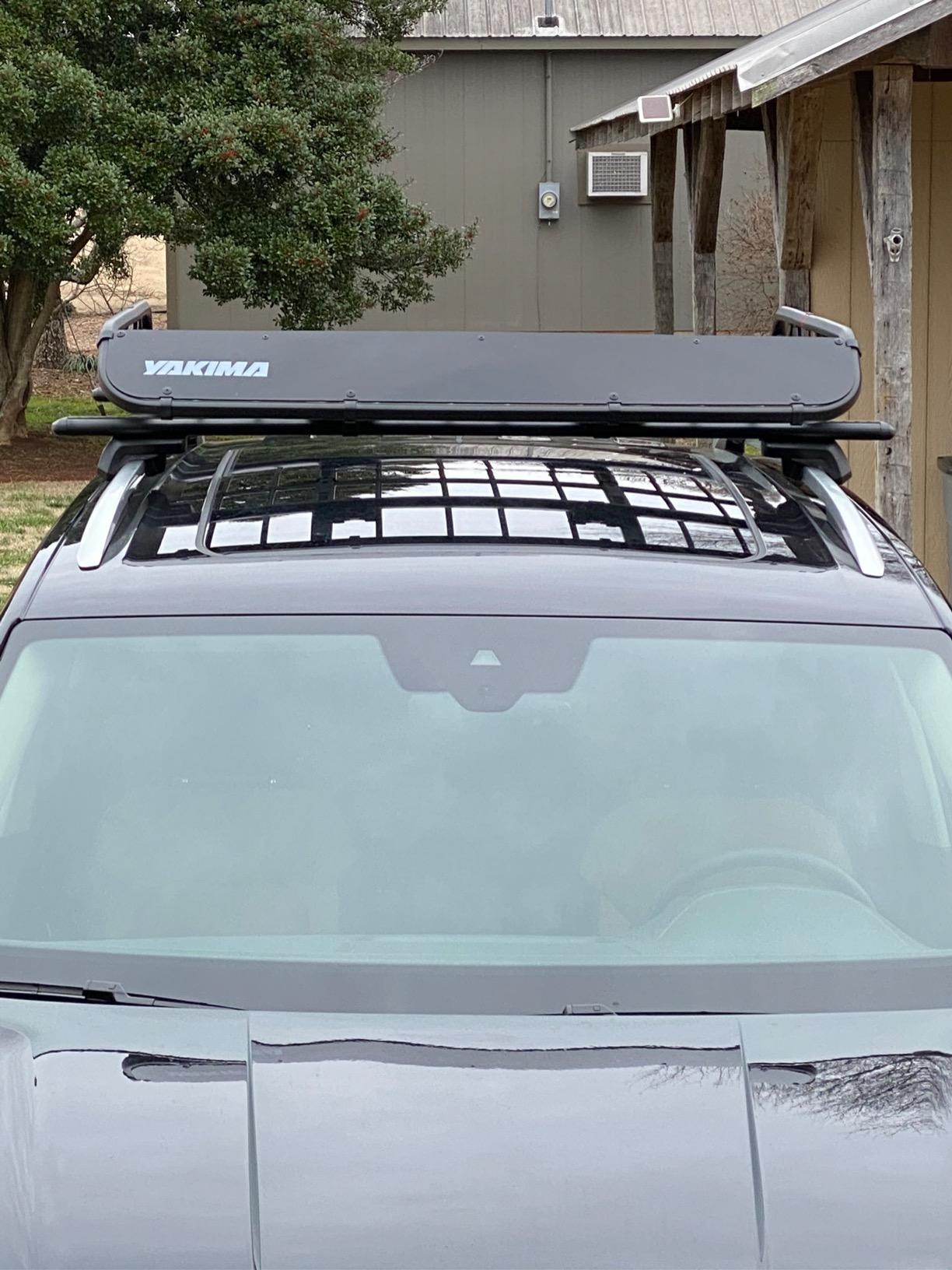 Yakima OffGrid Cargo Basket Steel Rooftop Carrier, Medium Size - Vehicle Roof Rack with Fairing, Quick Release Mount, and Universal Fit for Cars, SUVs, and Trucks customer photo 1
