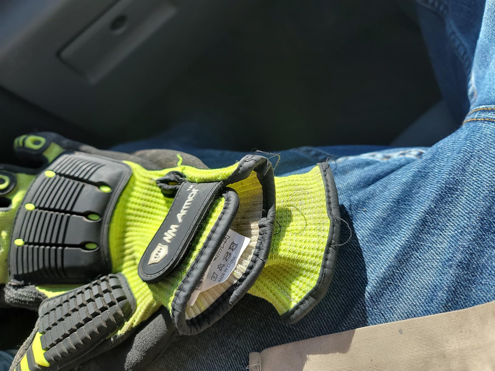 Anti Vibration Oil-Proof A5 Cut Resistant Safety Work Glove | Heavy Duty, Excellent Grip for Auto Mechanic Repair, Warehouse Logistics, Metal Fabrication, DIY Projects & Outdoor Work customer photo 2
