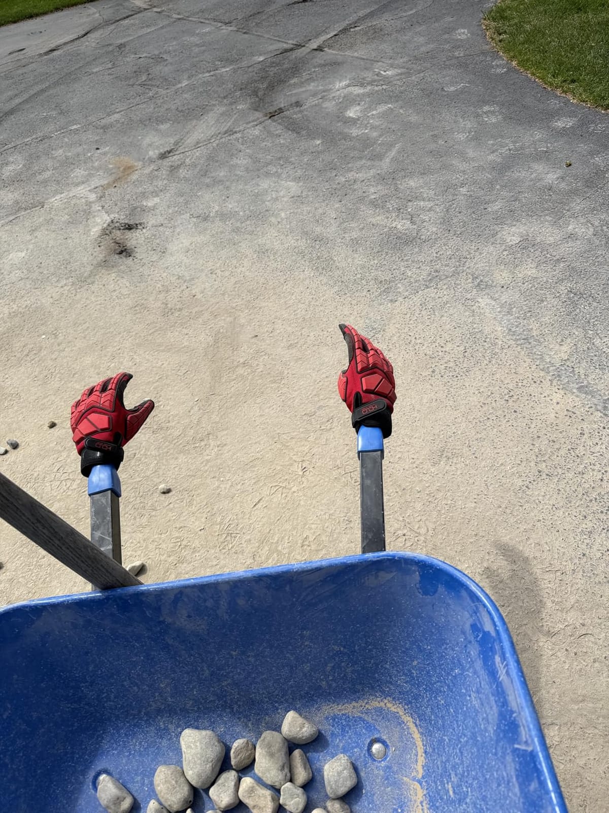 HANDLANDY Anti Vibration Gloves, SBR Padding, TPR Protector, Mechanic Work Gloves customer photo 2
