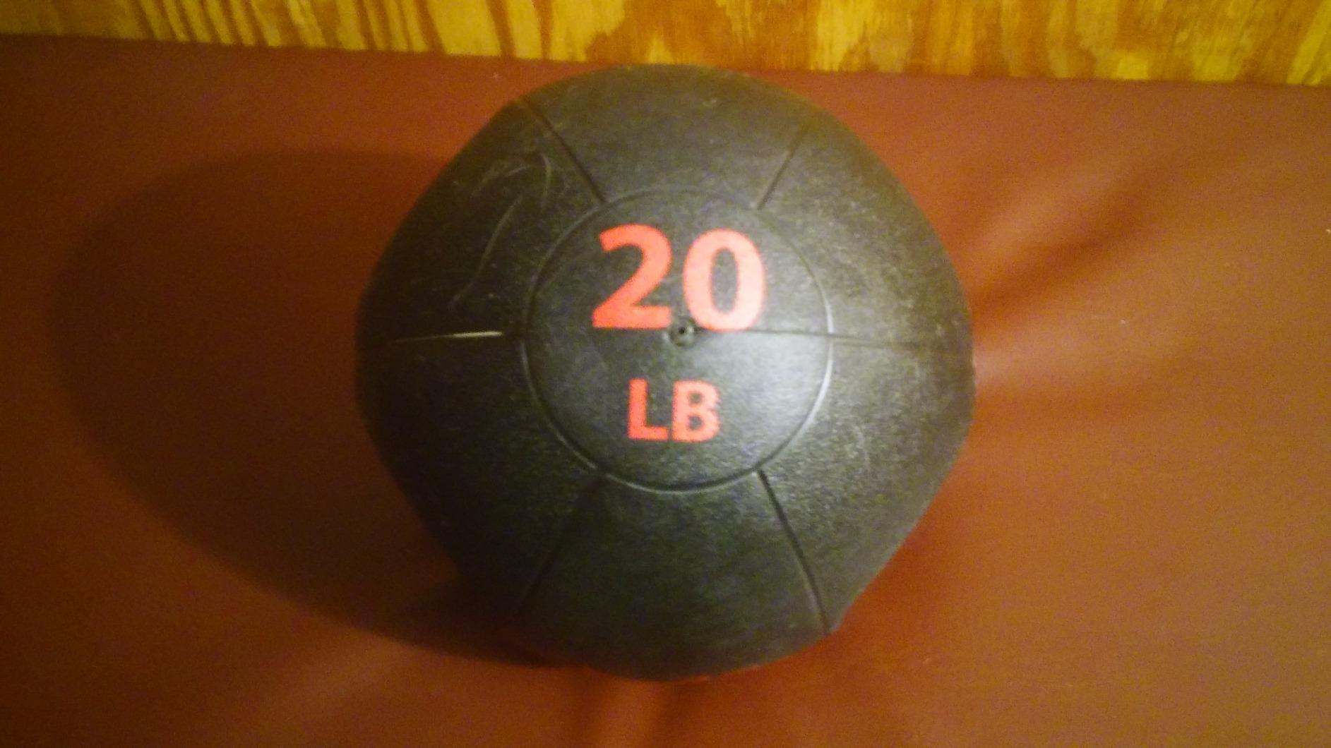 ZELUS Medicine Ball with Dual Grip| 10/20 lbs Exercise Ball |Weight Ball with Handles| Textured Grip Exercise Ball |Strength Training| Core Workouts | eco-friendly odorless rubber, dual anti-skid grips, for core strength training mobility, home gym crossfit customer photo 2