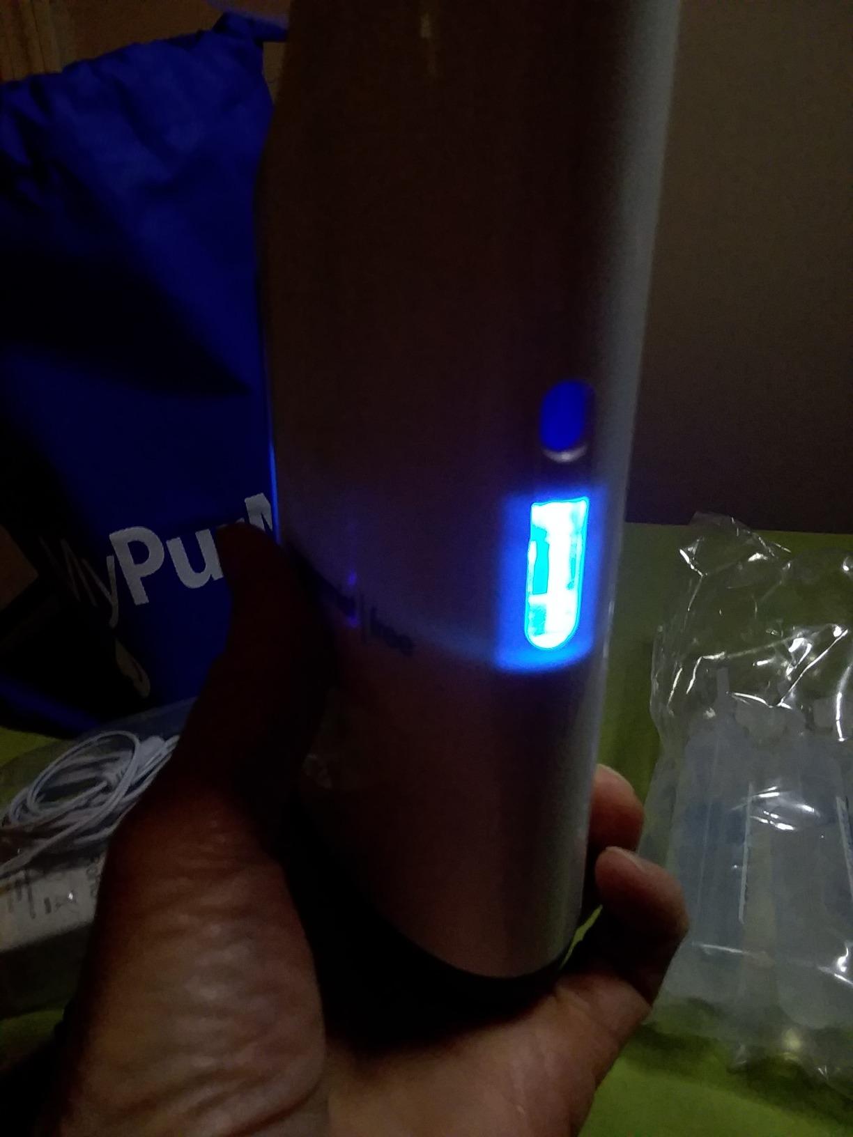 Mypurmist Free Cordless Steam & Sinus Inhaler Premium Kit | Premium cordless steam inhaler kit with extra water refills, handsfree strap, scent pads, travel bag, and charger. customer photo 2
