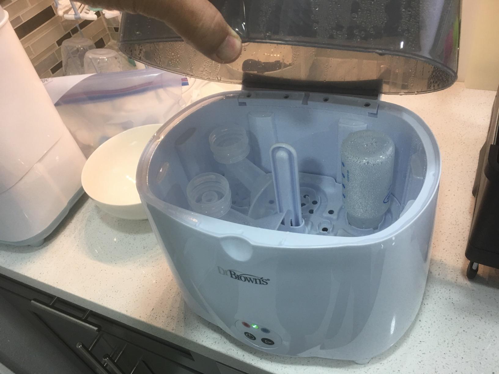 Papablic Baby Bottle Sterilizer and Dryer Pro, 10 Bottles Large Capacity | Esterilizador De Biberones, Electric Steam Sterilizer for Baby Bottles, Pacifiers, and Pump Parts customer photo 1