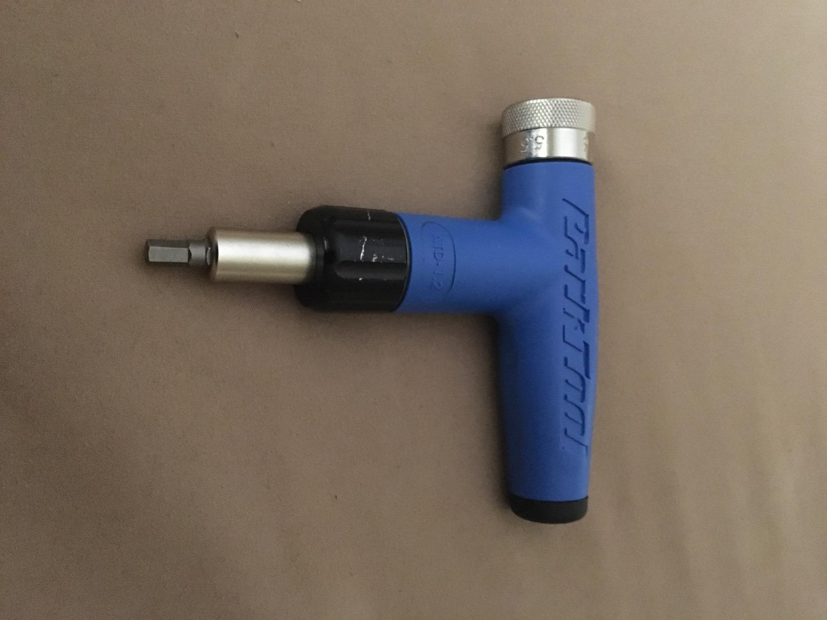 Park Tool ATD-1.2 - Adjustable Torque Driver Tool, Blue | Park Tool ATD-1.2 Adjustable Torque Driver Wrench - 4-6Nm Bicycle Tool customer photo 2
