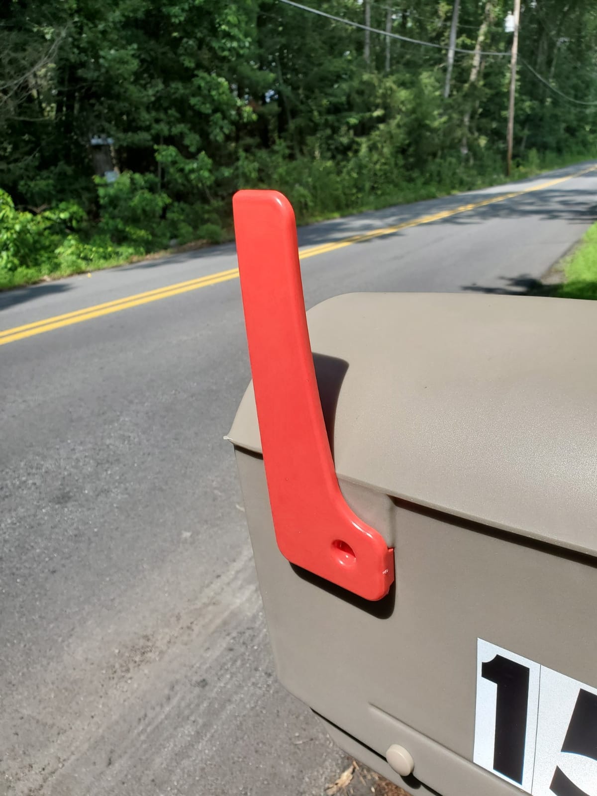 Step2 MailMaster Express Mailbox & Post, Weather Resistant, Large Outdoor Mailboxes, Made of Durable Plastic, Easy to Install, Flag Included, Mocha customer photo 2
