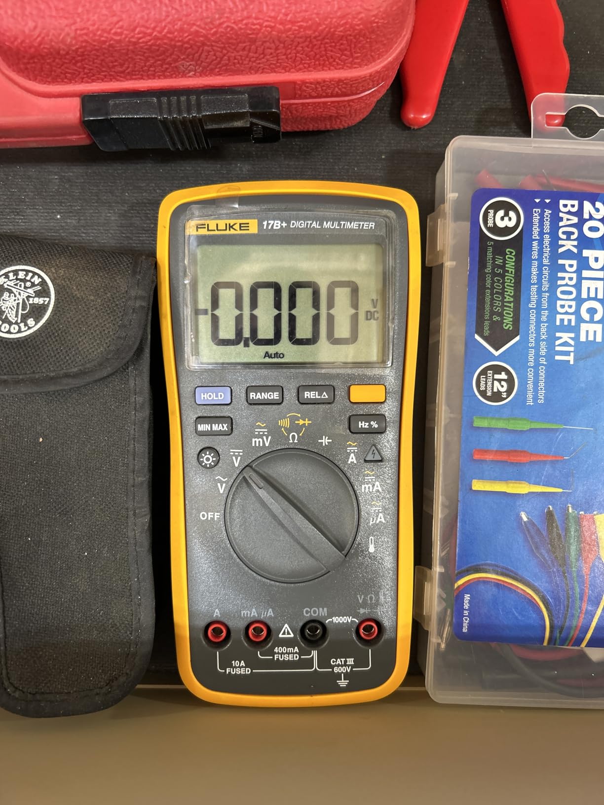 Fluke 17B+ Digital Multimeter, for Electrical Applications, Measures AC/DC Voltage 1000V, Current Measurements to 10A, Resistance, Continuity, Diode, Capacitance, Frequency, and Temperature Testing customer photo 2