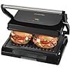 Proctor Silex Panini Press Sandwich Maker Grill & Electric Indoor Grill, 70 sq. in. Cooking Surface, Easy-Clean PFAS-Free Nonstick Grids, Compact Upright Storage, Black customer photo 2