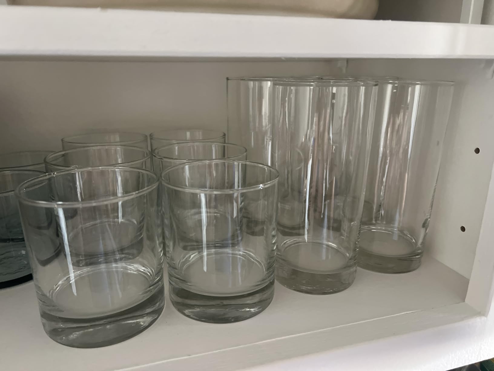 Libbey Province Tumbler & Rocks Drinking Glasses Set of 16, Tall Glass Cups customer photo 2