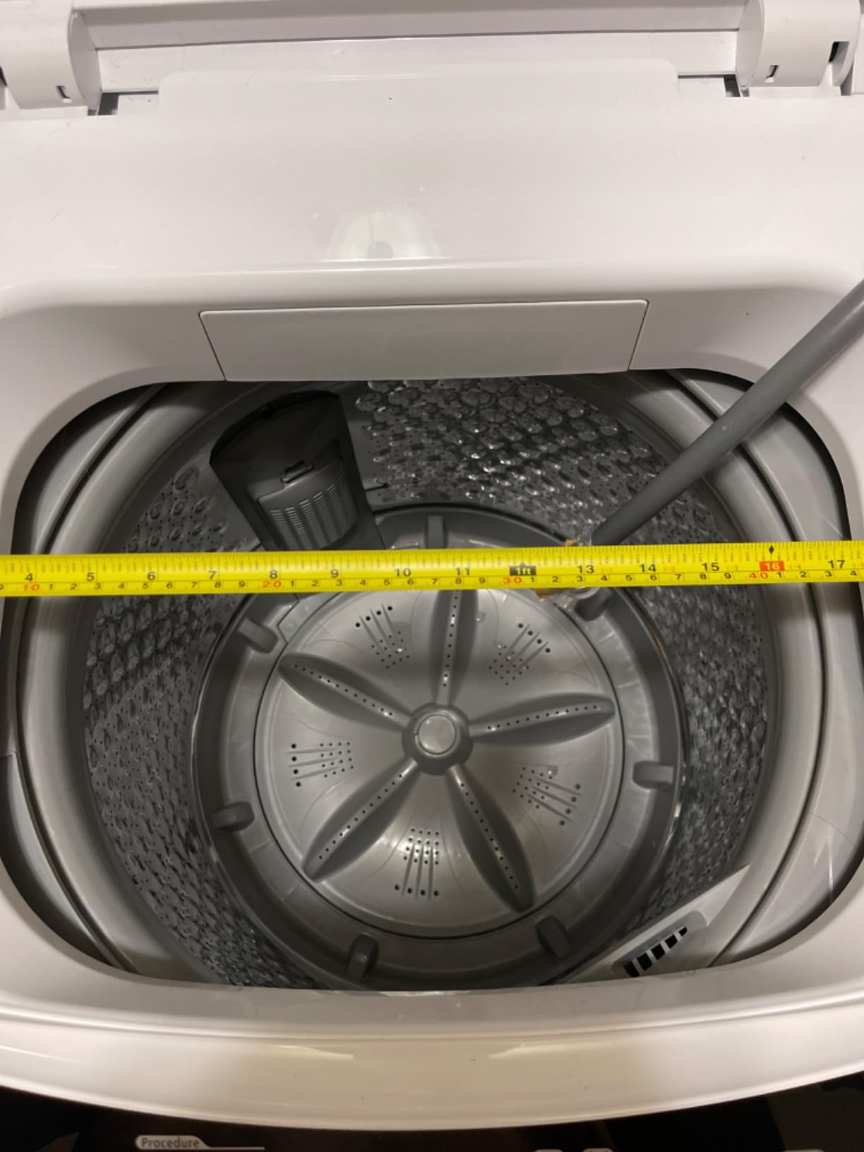 BLACK+DECKER 0.9 Cu. Ft. Portable Washer, 6.6 lb. Capacity, BPWM09W, White | 6.6 lb. Capacity Washing Machine for Homes & Apartments, 5 Wash Cycles, Quick Connect Sink Adapter and Drain Hose Included customer photo 2