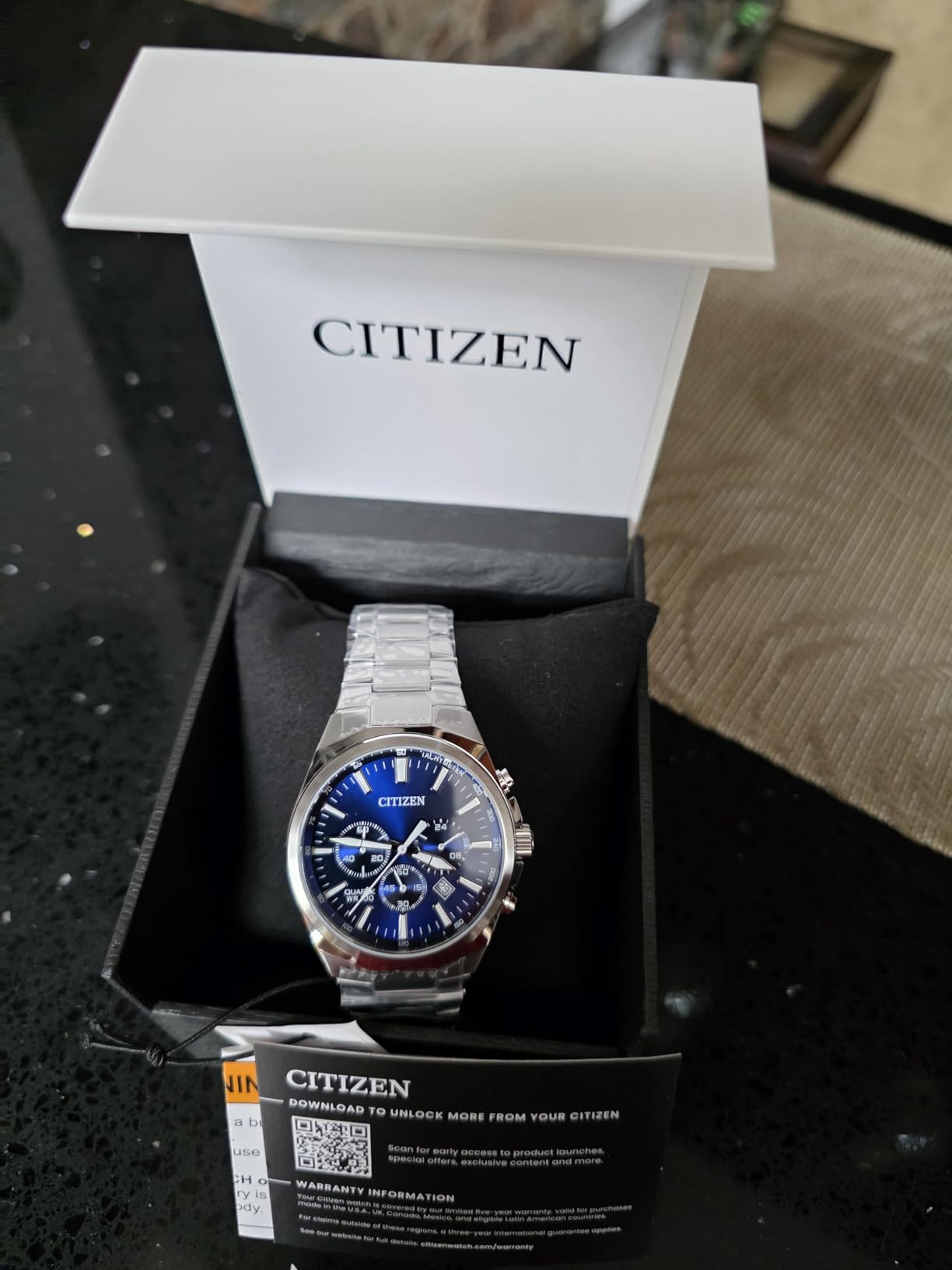 Citizen Quartz Mens Watch, Stainless Steel, Classic customer photo 2