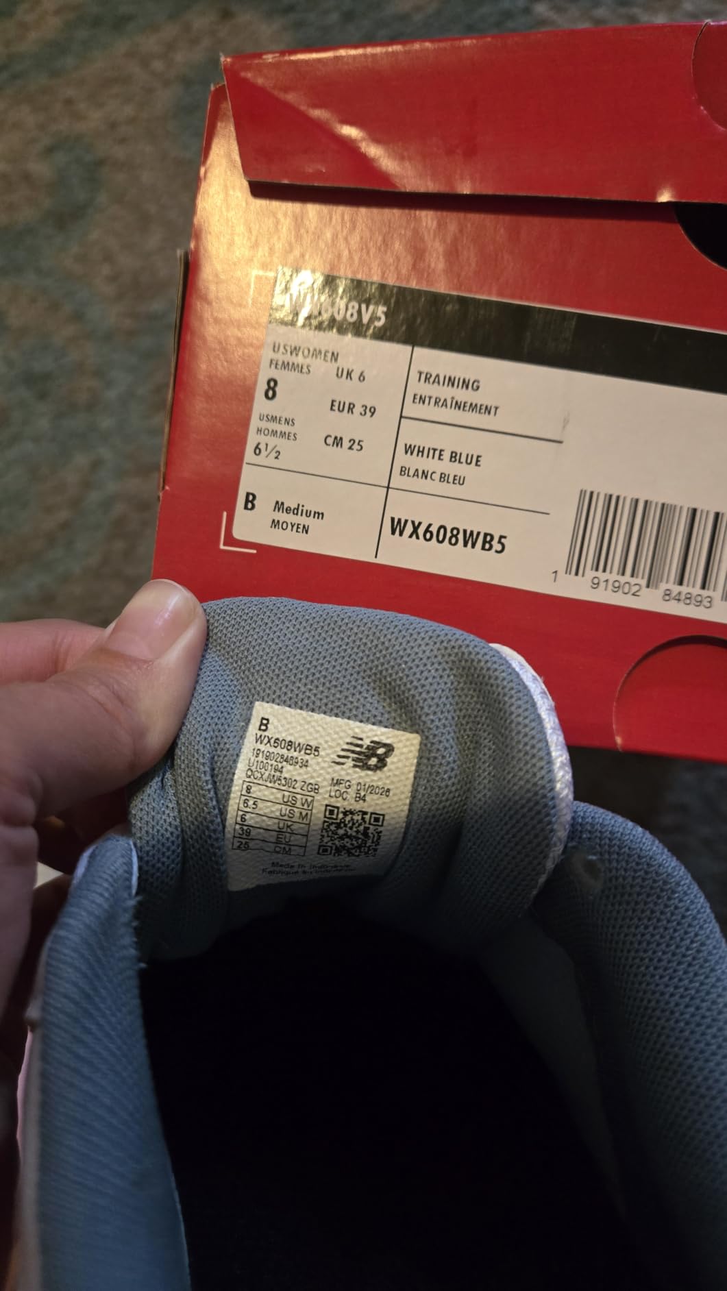 New Balance Women's 608 V5 Casual Comfort Cross Trainer customer photo 1