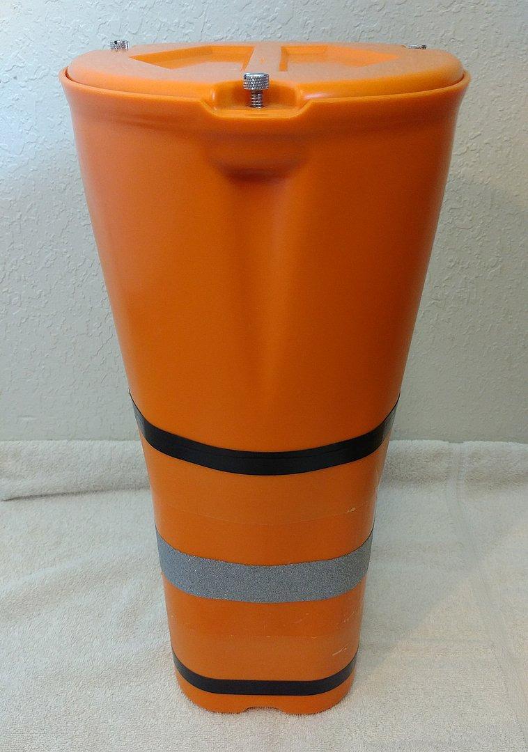 SABRE Frontiersman Bear Safe Food Storage Container, 11.86-Liter Storage Capacity, Locking Lid, Water and Airtight, Prevents Food Odors, Family Size and Longer Hike Usage, High Visibility Orange Color customer photo 2
