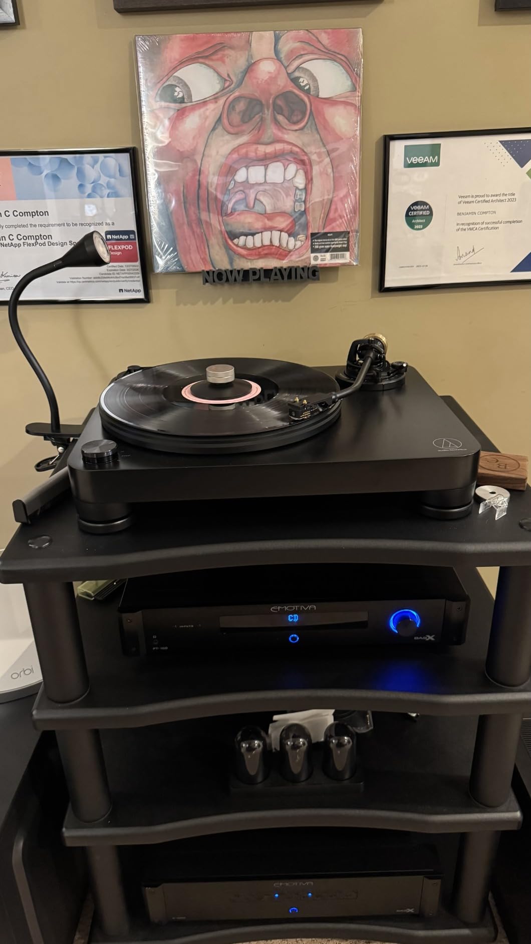 Audio-Technica AT-LP7 Fully Manual Belt-Drive Turntable, Black customer photo 1