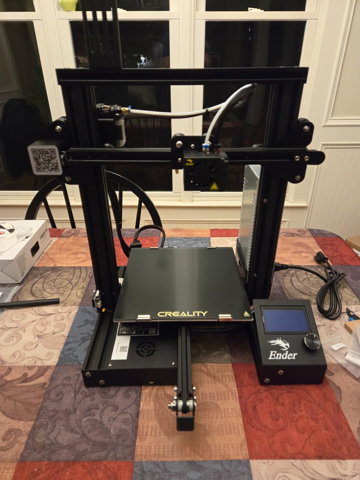 Creality Ender 3 V3 SE 3D Printer with 250mm/s Printing Speed CR Touch | Auto Leveling DIY Printers Sprite Direct Extruder Auto-Load Filament Dual Z-axis Printing Size 8.66x8.66x9.84 inch customer photo 1