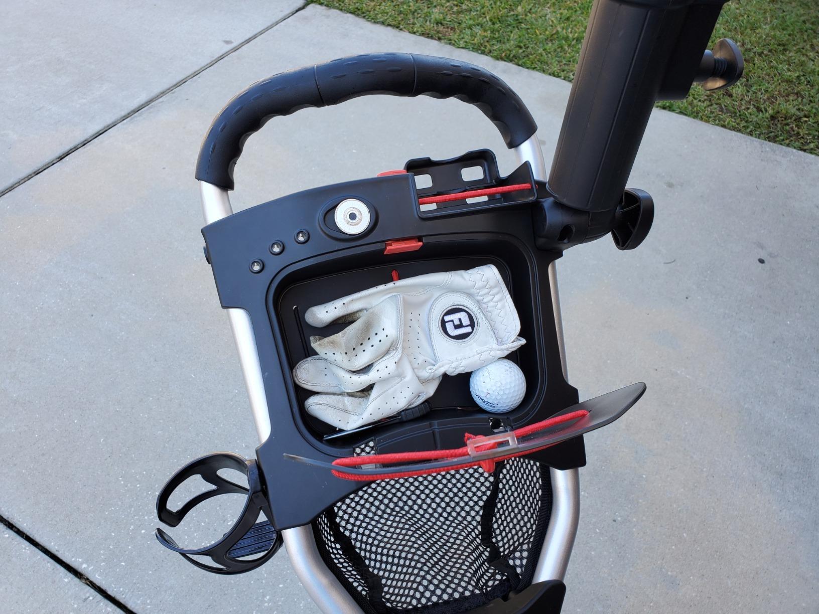 Caddytek CaddyLite 15.3 V2 Golf Push Cart - Lightweight Foldable Aluminum Cart with EVA Wheels, Foot Brake, Adjustable Handle, Umbrella Holder, Drink Holder, Scorecard Holder customer photo 1
