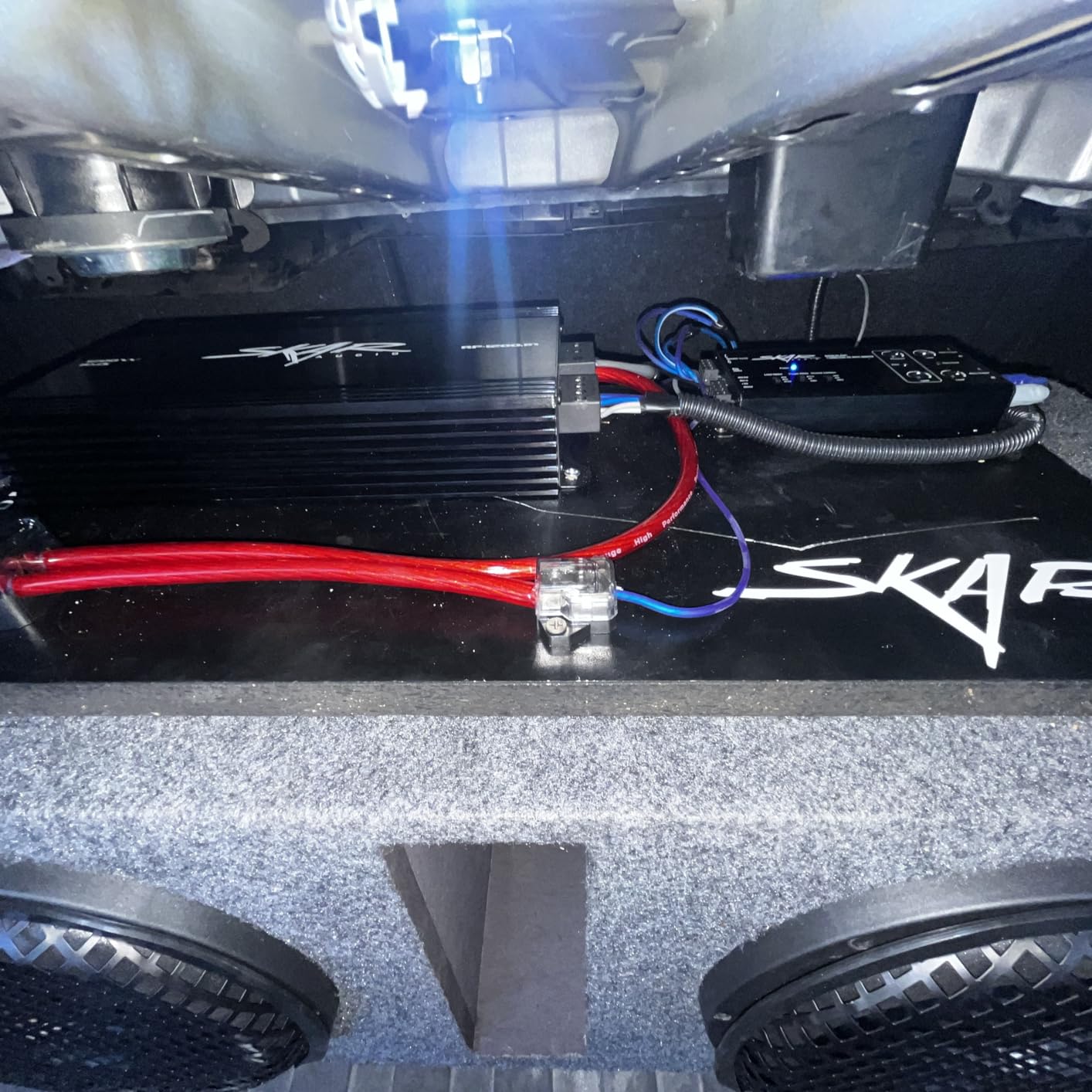 Skar Audio RP-1200.1D Monoblock Class D MOSFET Amplifier with Remote Subwoofer Level Control, 1200W customer photo 2