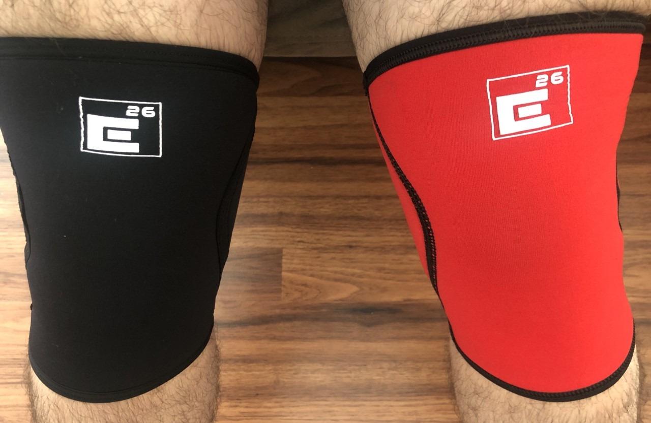 Element 26 Knee Sleeves for Weight Lifting with Gym Bag (M, Black) | 6mm Neoprene Support for Powerlifting, CrossFitting, Squats, Deadlifts, 7mm Compression, Non-Slip, Men & Women, Sold As Pair customer photo 2