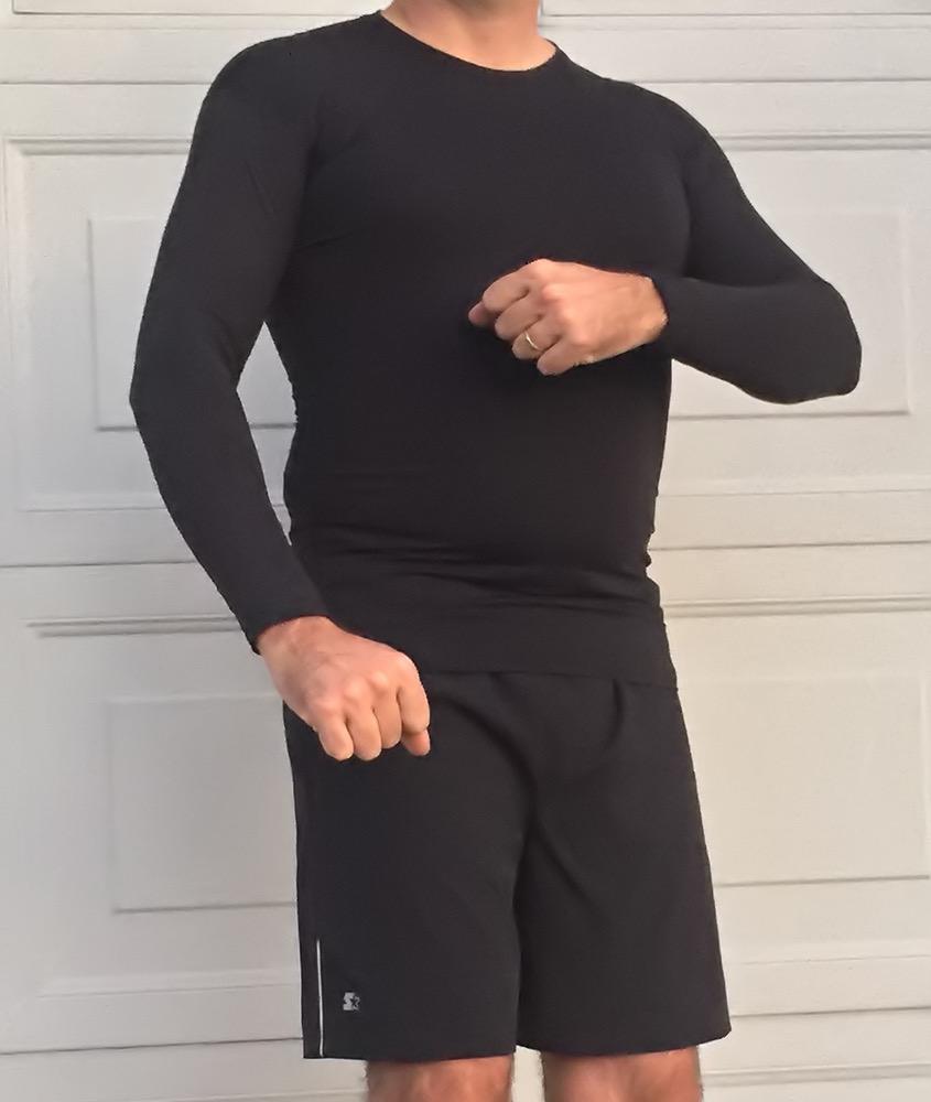 Tommie Copper Men's Pro-Grade Shoulder Support Shirt I UPF 50, Long Sleeve Compression Shirt, Upper Body & Posture Support customer photo 1
