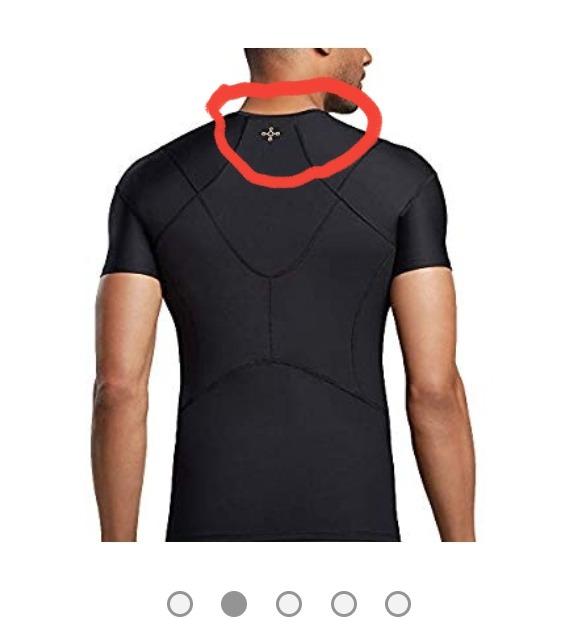 Tommie Copper Shoulder Support Shirt for Men, Posture Corrector Compression Shirt with UPF 50 Sun Protection customer photo 2