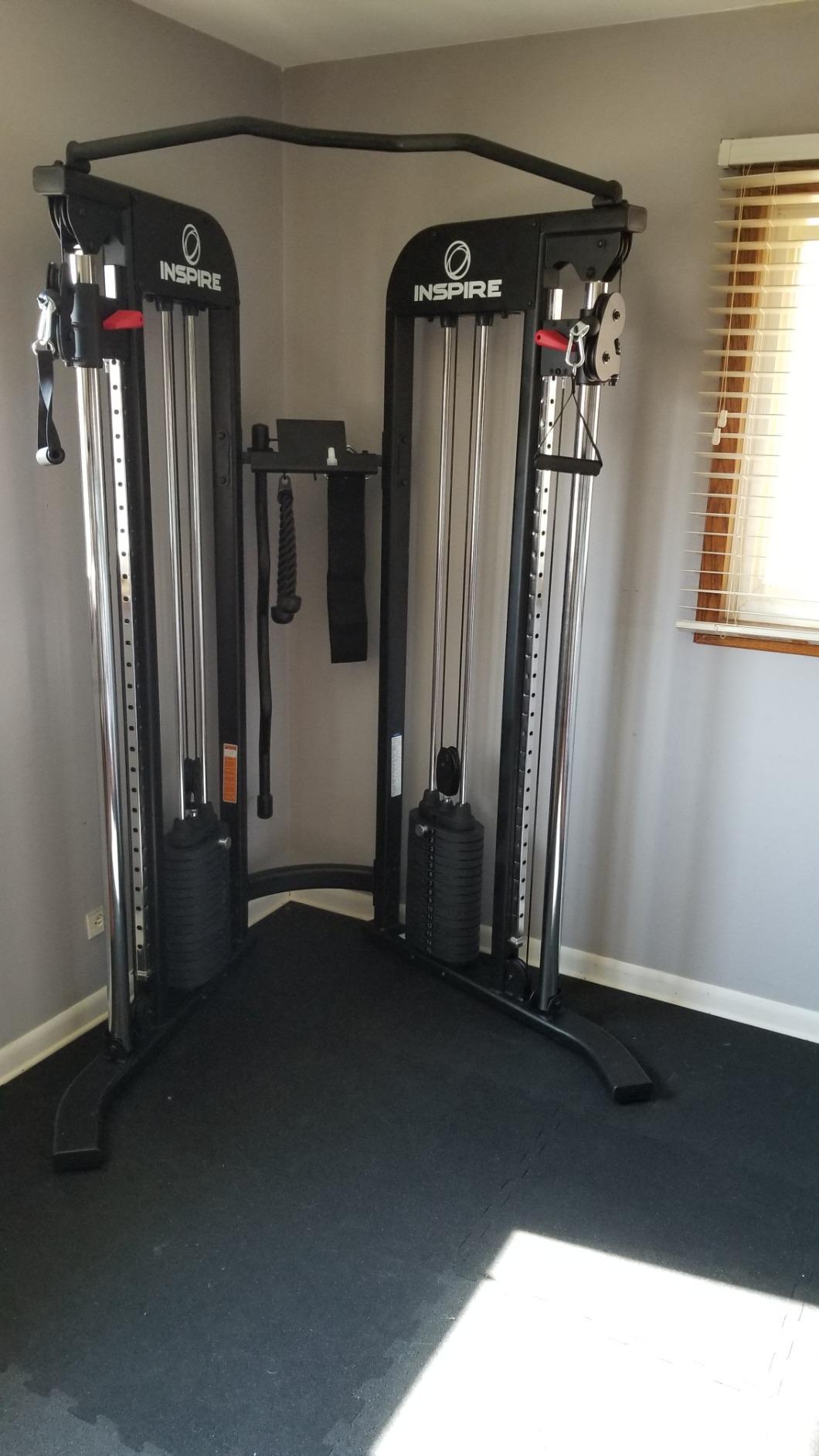 Inspire Fitness FTX Functional Trainer - Compact at Home Workout Machine with Accessories - Space Saving Design - Home Gym Cable Machine and Two 165 lb Weight Stacks customer photo 2