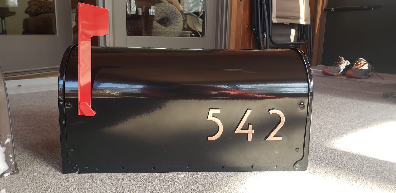 Gibraltar Mailboxes OM160BEC Outback Double Door, Large Capacity Mailbox, Black customer photo 1
