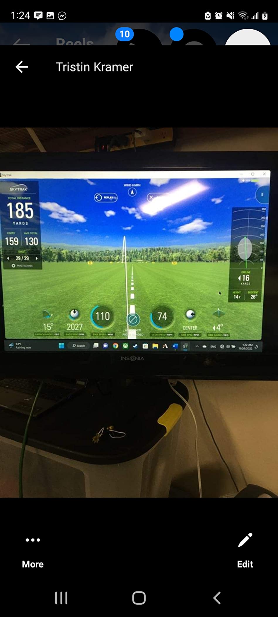SkyTrak Golf Launch Monitor and Golf Simulator with Metal Protective Case customer photo 2