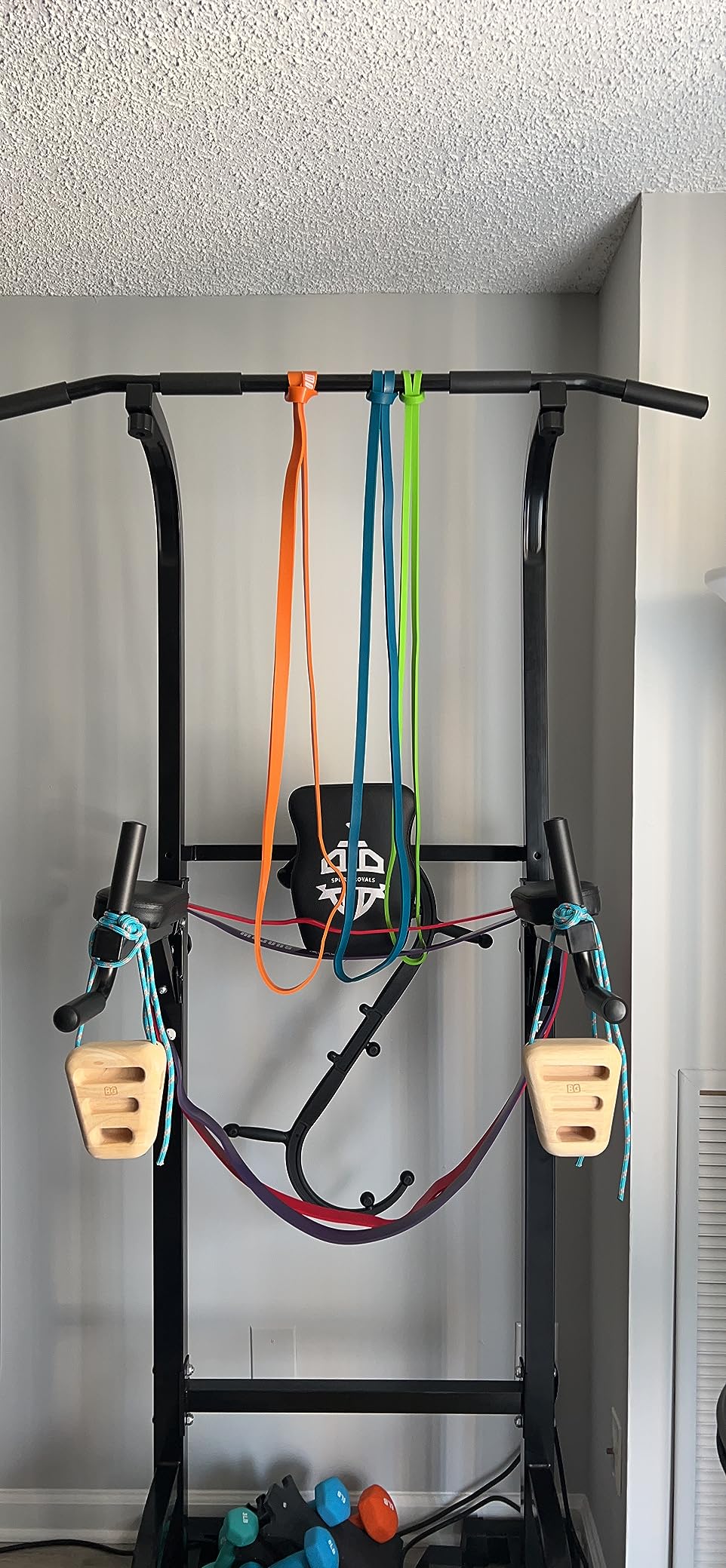 SUNPOW Pull Up Assistance Bands, Set of 5 Heavy Duty Resistance Bands for Men & Women, Natural Latex Exercise Bands for Pull-Up Progression, Home Workout, Strength Training, Mobility & Stretching customer photo 1
