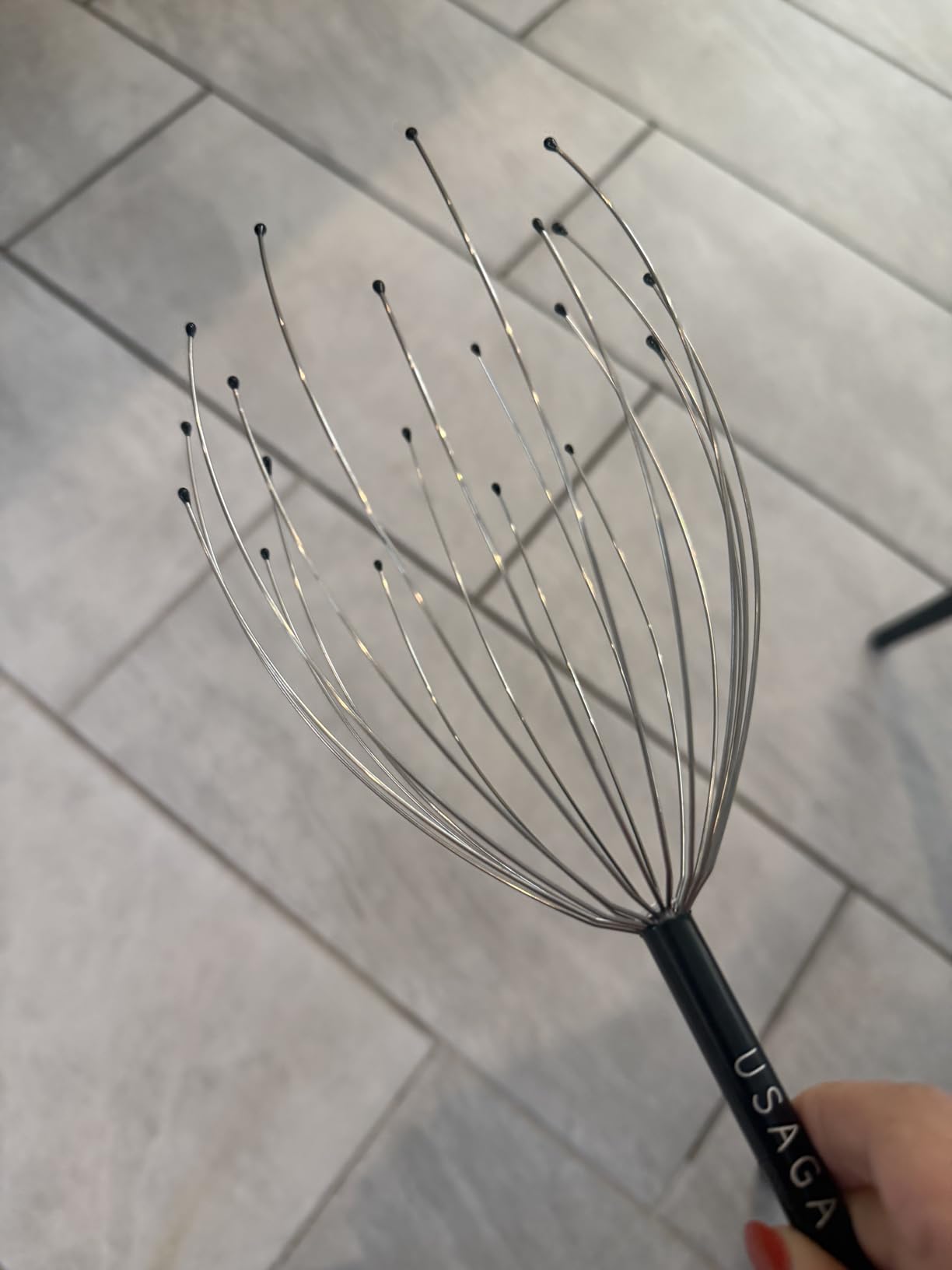 USAGA Head Massager Scalp Massager 20 Fingers Head Scratcher for Scalp Body Relaxing | for Head Massage and Body Relaxation customer photo 1