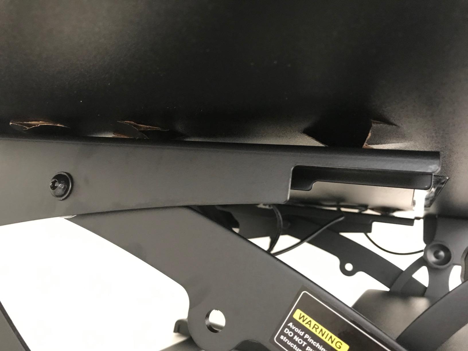VIVO Black 43 in Electric Corner Desk Converter, DESK-V000VCE | Large, Height Adjustable, Stand Up Desk Riser, Wide Keyboard Tray, Standing Dual Monitor and Laptop Workstation, Black Frame, V Series customer photo 1