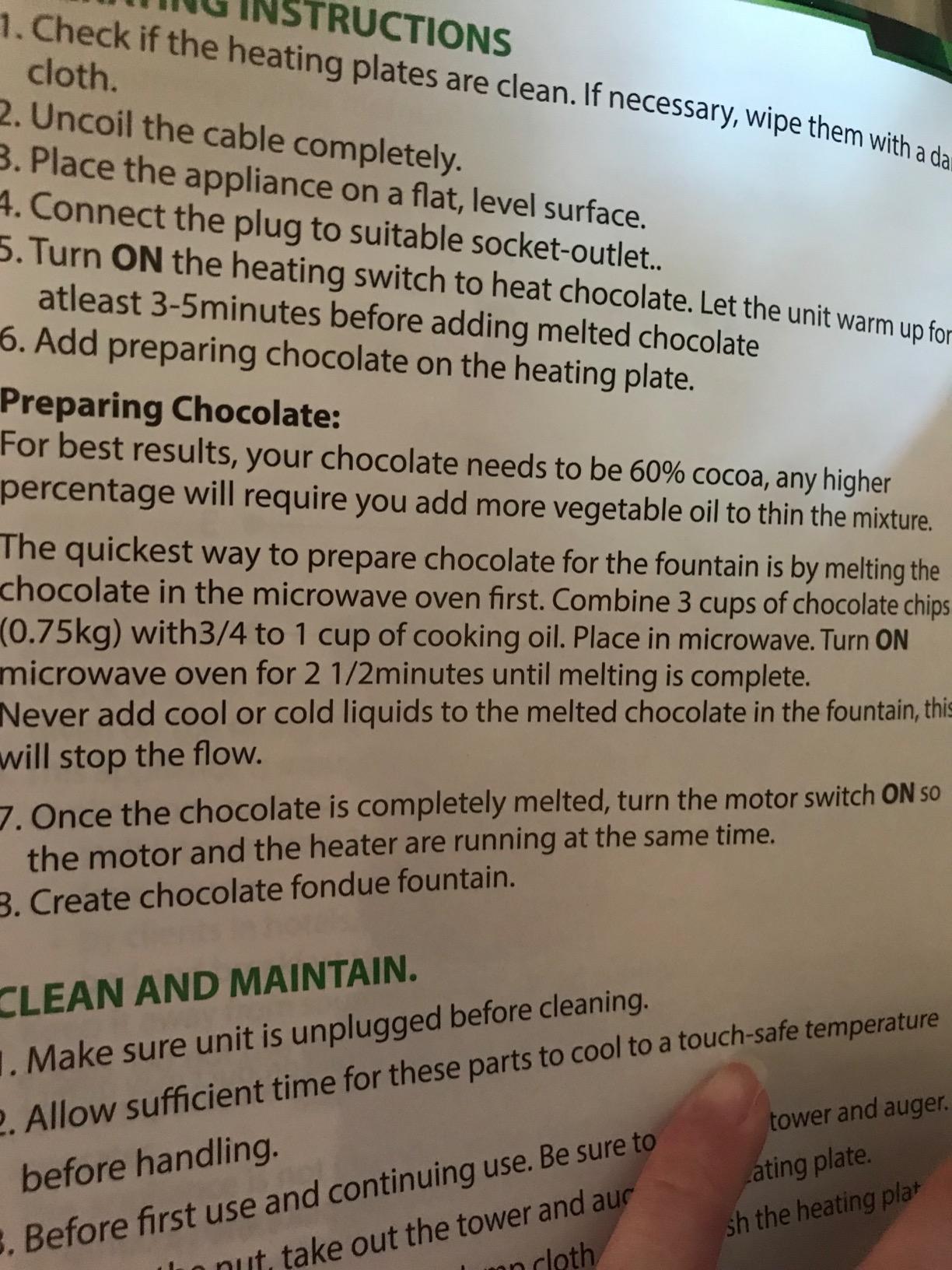 NutriChef 3 Tier Chocolate Fondue Fountain - Electric Stainless Chocolate Dipping Warmer Machine - Warm & Melt Chocolate, Butter & Cheese - Great for Parties, Events & Weddings - Pot Capacity 16 OZ customer photo 2