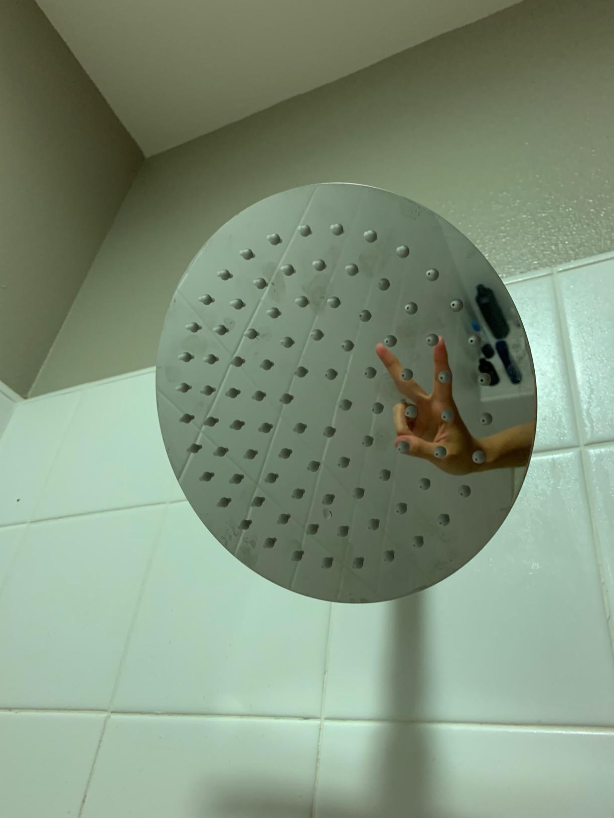 NearMoon Rain Shower Head, Ultra-Thin Design - Pressure Boosting, High Flow Stainless Steel Rainfall Head (8 Inch, Chrome Finish) customer photo 1