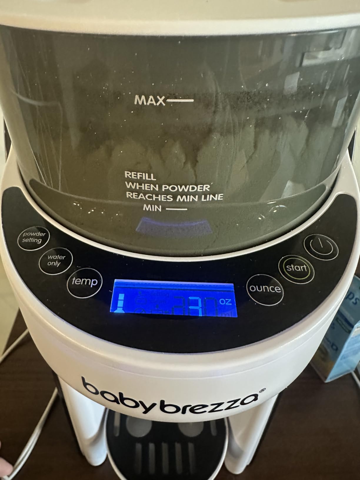 Baby Brezza Formula Pro Advanced Formula Dispenser + Bottle Maker Machine | At the Touch of a Button - Automatically Mix a Warm Formula Bottle Instantly - Easily Made Bottles with Auto Powder Blending customer photo 2