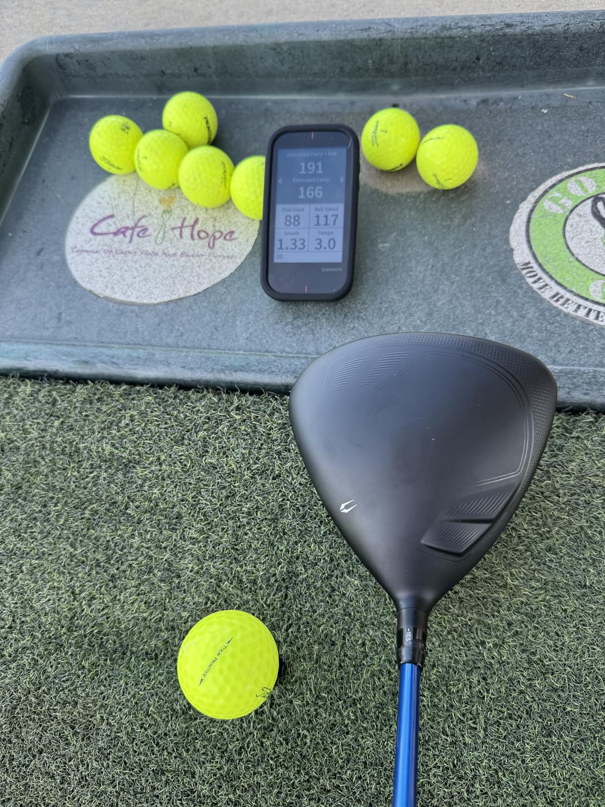 Garmin Approach G80, All-in-One Premium GPS Golf Handheld with Integrated Launch Monitor, 3.5