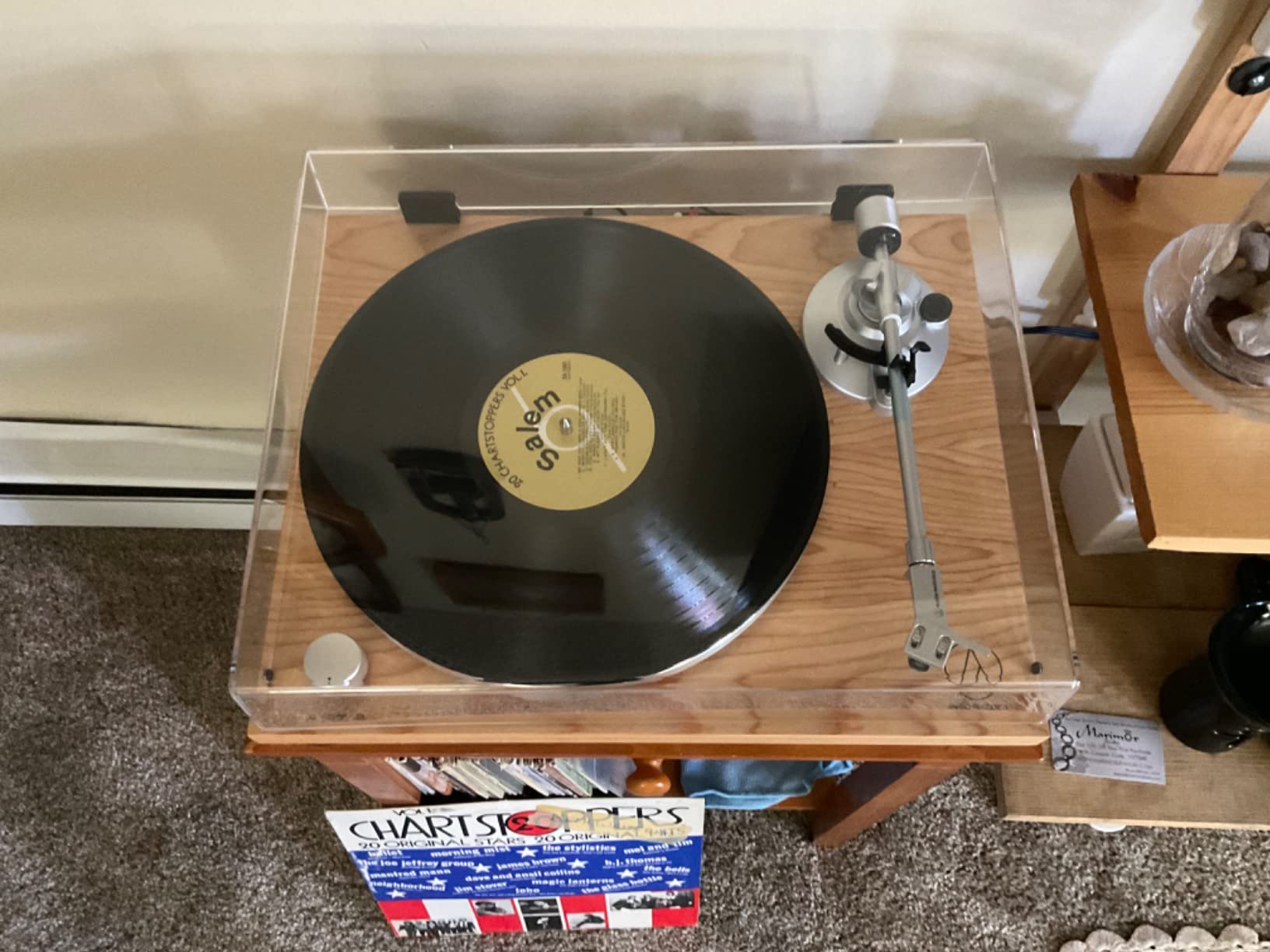 Audio-Technica AT-LPW40WN Fully Manual Belt-Drive Turntable, 2 Speeds, Dynamic Anti-Skate Control, Carbon-Fiber Tonearm, Walnut customer photo 1