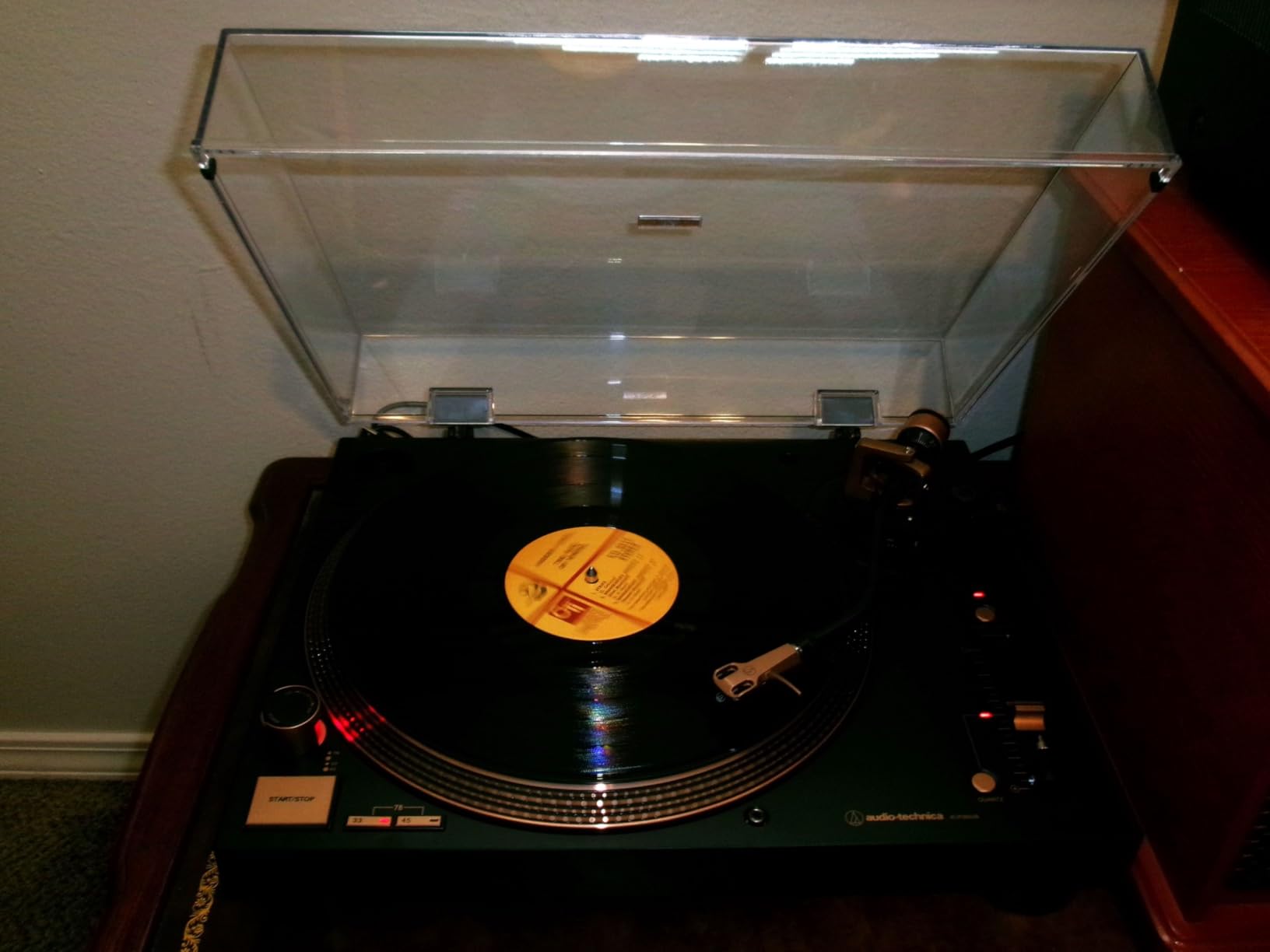 Audio-Technica AT-LP120XUSB-BK Direct-Drive Turntable (Analog & USB), Fully Manual customer photo 1