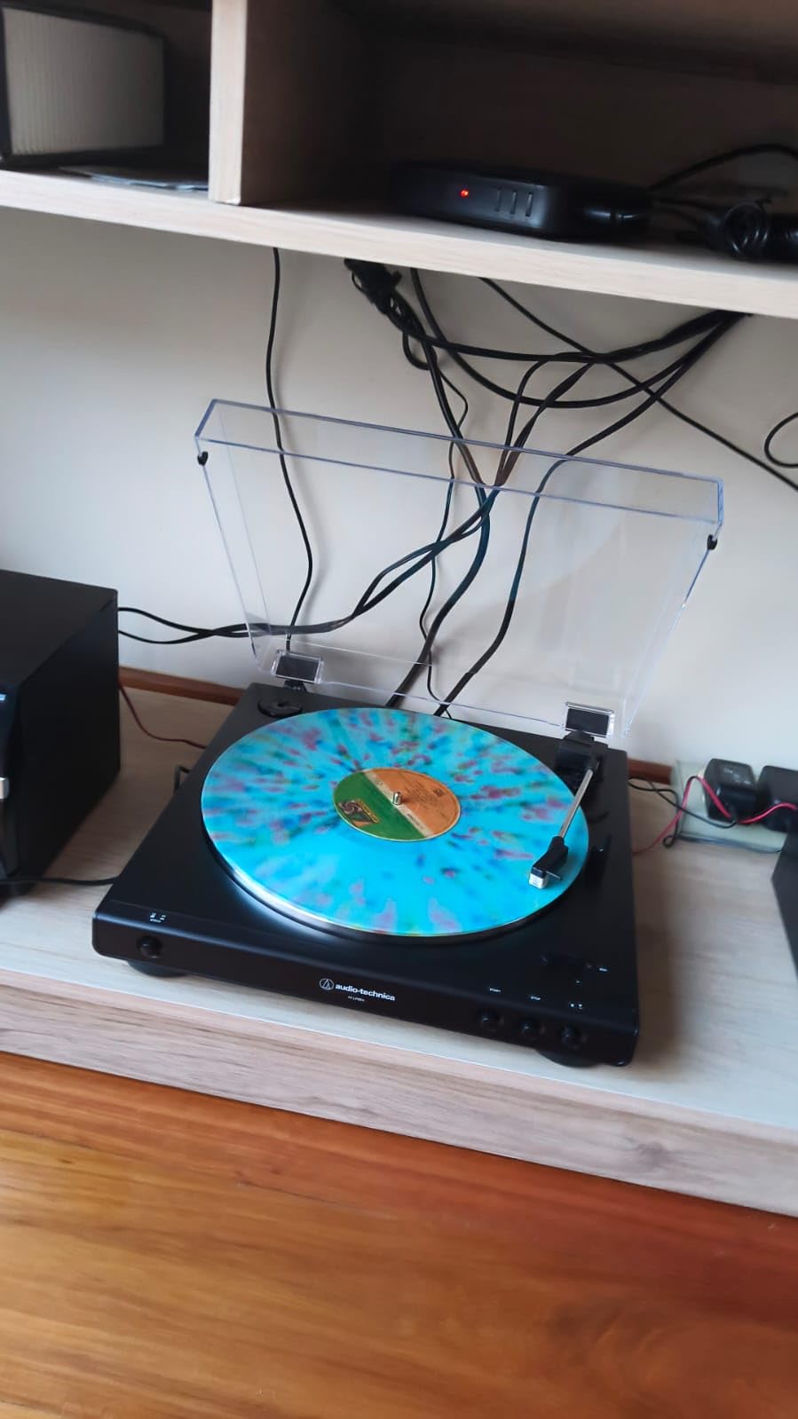 Audio-Technica AT-LP60X-BK Fully Automatic Belt-Drive Stereo Turntable, Black customer photo 1