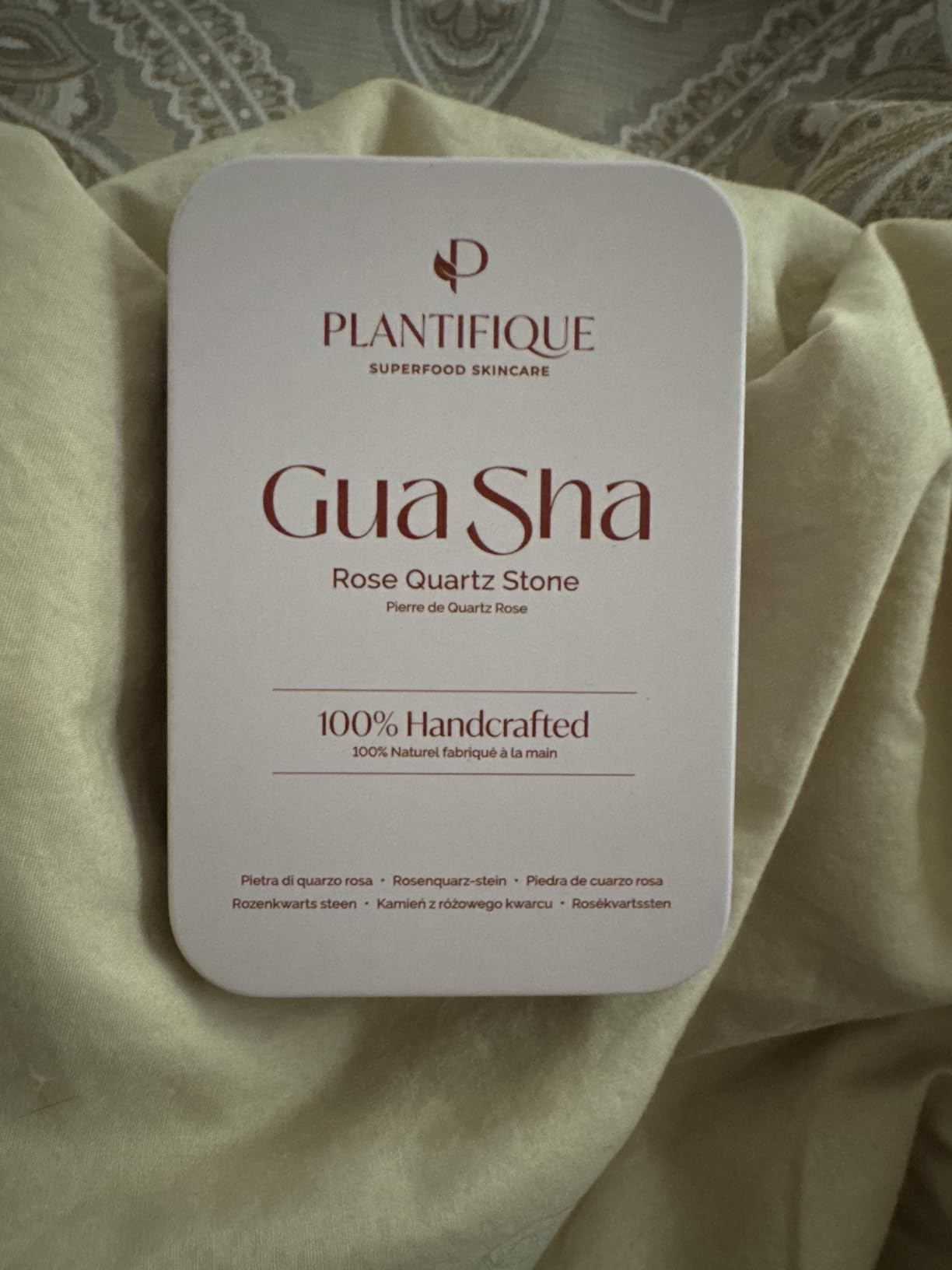 PLANTIFIQUE Jade Gua Sha Facial Tool & Face Roller Set - Giftable Box customer photo 1