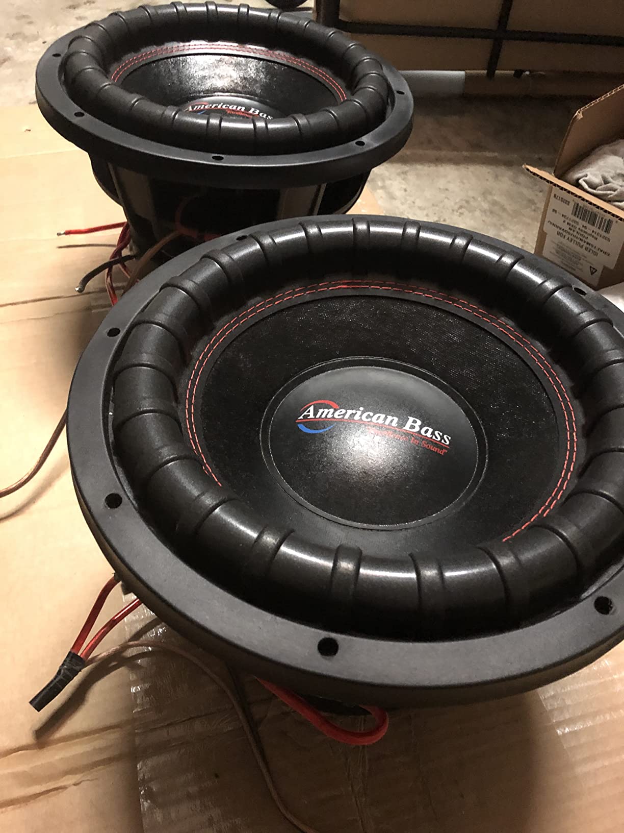 American Bass XFL 10 Inch Car Subwoofer - 4 Ohm 3000 Max Watts - High Power Subwoofer Speaker with Deep Bass Performance, Premium Audio Upgrade for Cars, Trucks, and SUVs, Durable 10