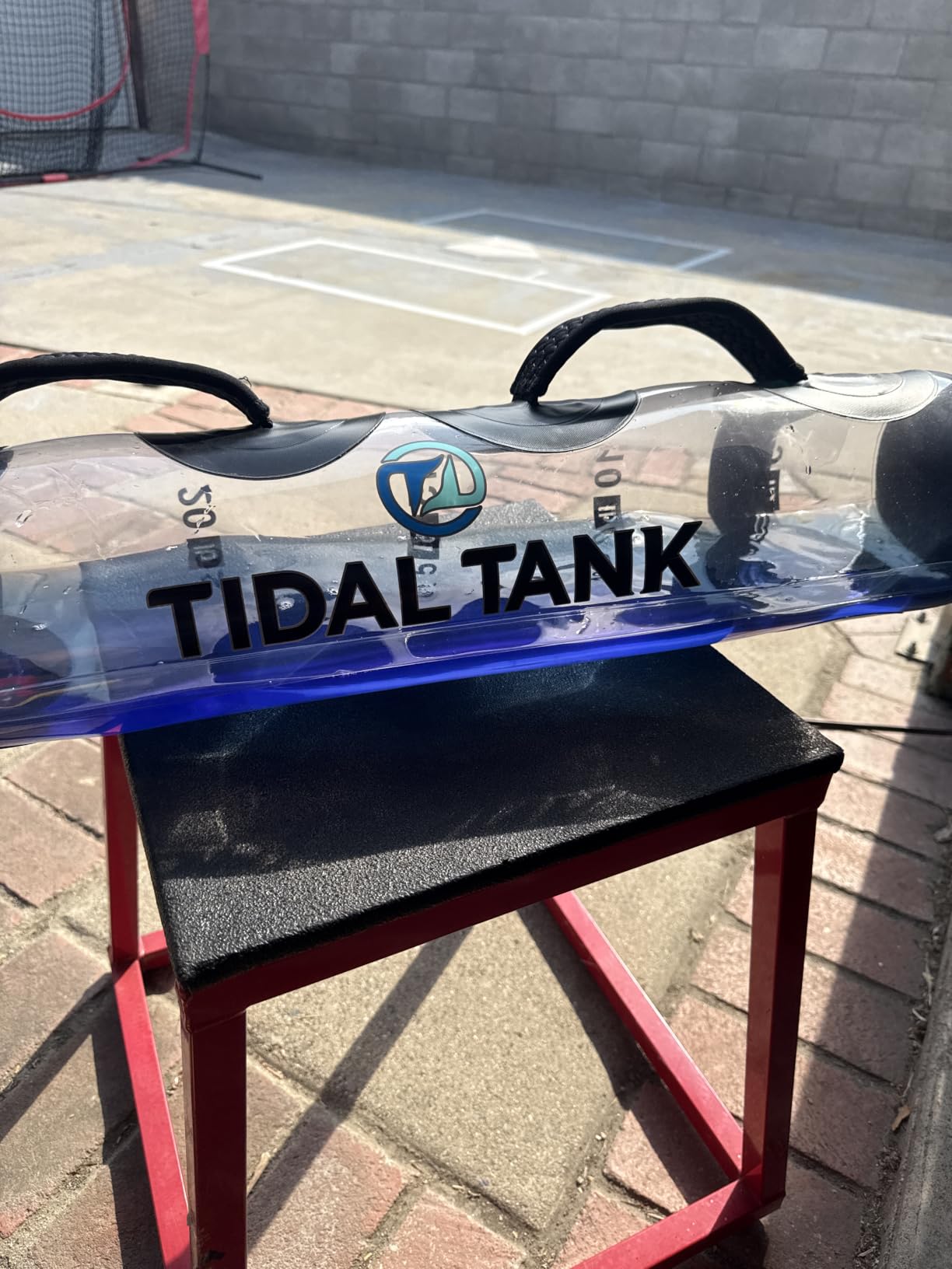Tidal Tank Tube - The Original Aqua Bag - Water Weight Bag up to 79 lbs - Adjustable Workout Sand Bags Weights Alternative - Portable Sandbag Fitness Equipment Set, Home Exercise Gym - Including App customer photo 2