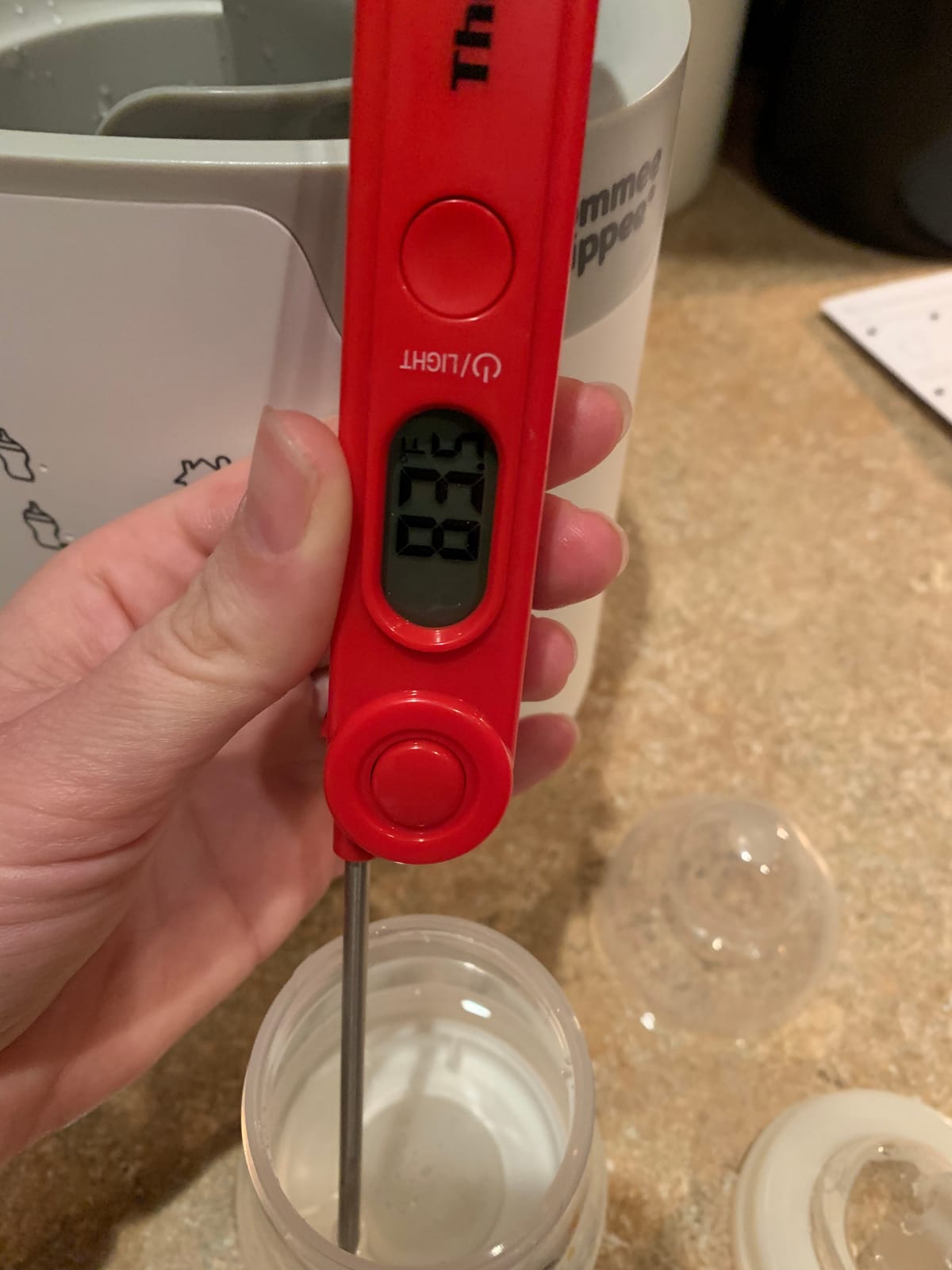 Tommee Tippee Bottle & Food Warmer, Automatic Timer, Touch Settings | Warms Breast Milk, Formula, Jars & Pouches to Temperature in Minutes, White customer photo 2