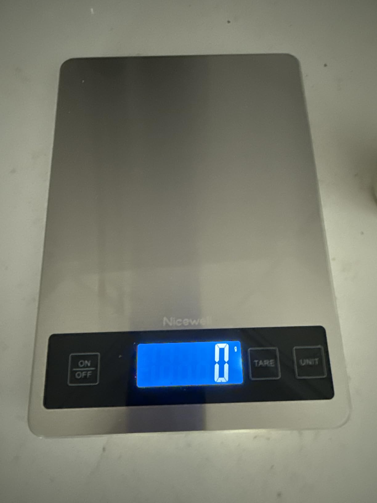 Nicewell Food Scale 22lb Digital Kitchen Scale for Cooking Baking | Tare Function, Stainless Steel, Grams and OZ, 1g/0.1oz Precise Graduation, Backlit LCD, Easy Clean customer photo 1