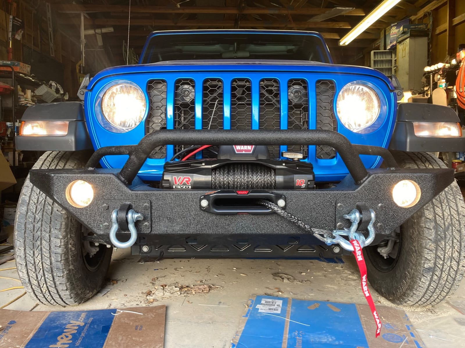 WARN VR EVO 10-S Electric 12V Winch 10,000 lb Pull Capacity - 103253 | Synthetic Rope, IP68 Waterproof, High-Performance, Off-Road Recovery customer photo 2