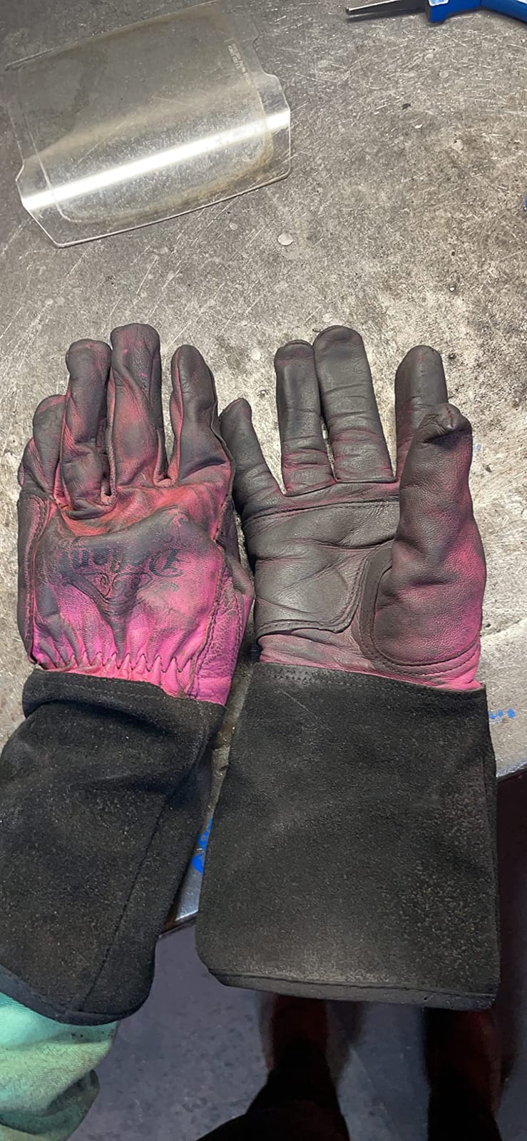 TIG Welding Gloves - Premium Black Goatskin Leather customer photo 1