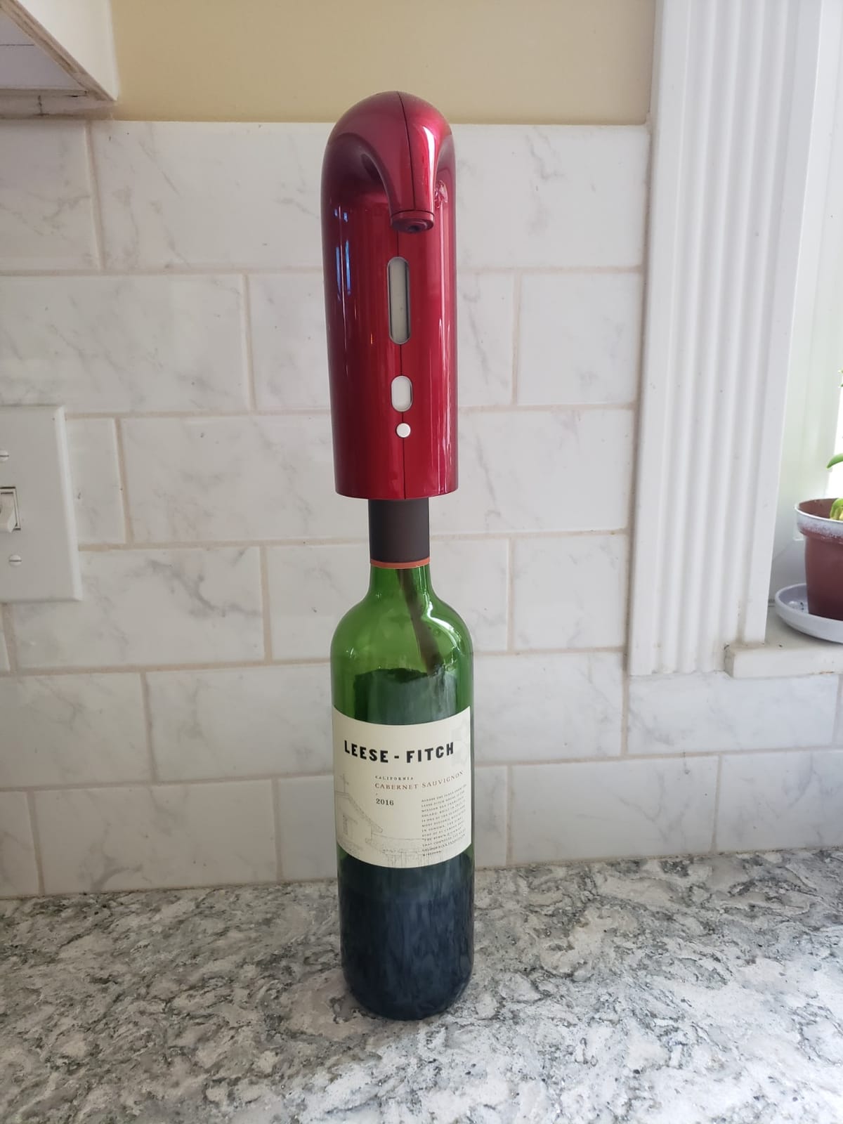 Wine Aerator Electric Wine Decanter Best Sellers One Touch Red -White Wine Accessories Aeration Work with Wine Opener for Beginner Enthusiast - Spout Pourer - Great Fathers Day Gift customer photo 2
