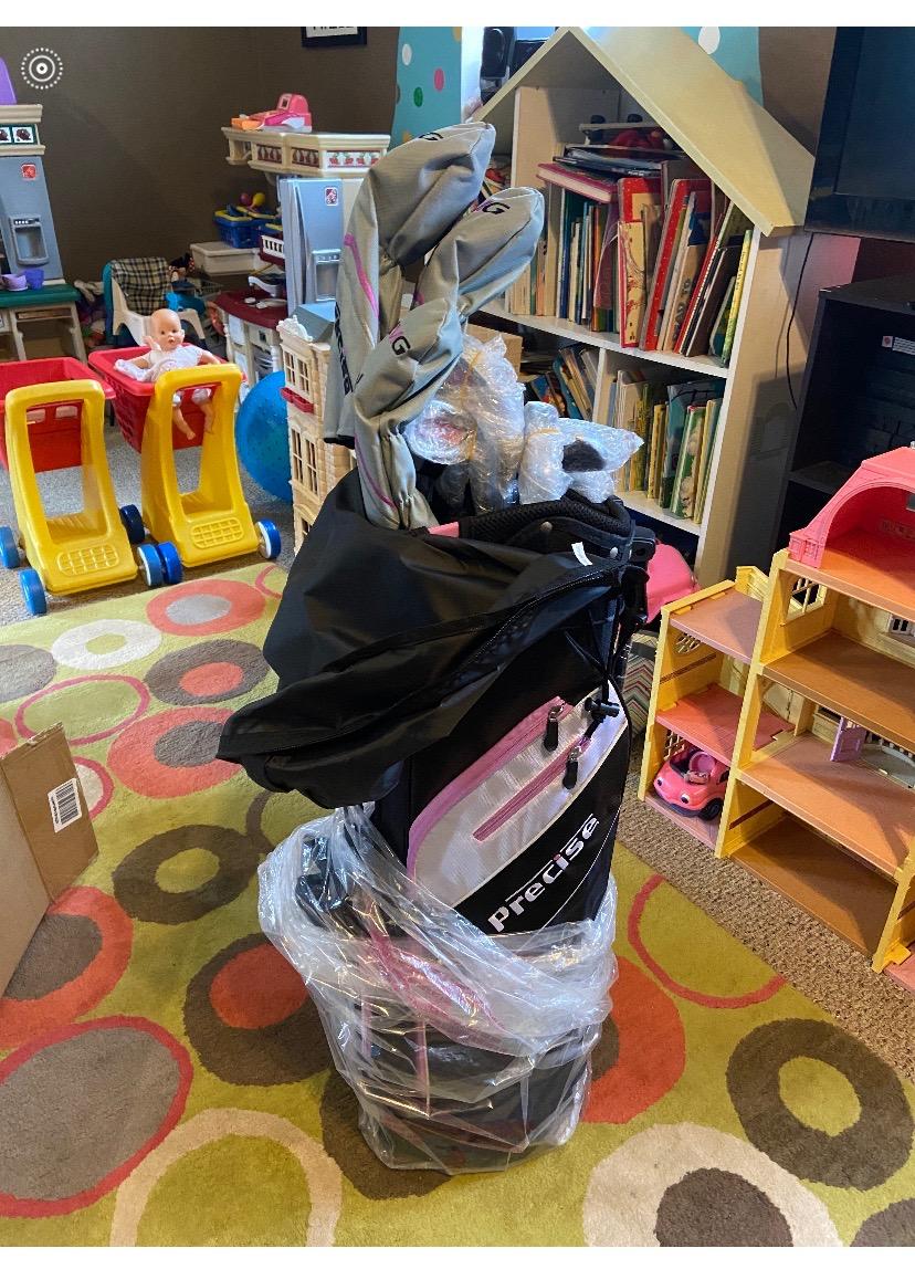 Precise AMG - Women's Golf Set | Beginner friendly, driver, fairway & hybrid, irons, putter, stand bag, petite to tall, right hand, 2 colours customer photo 2