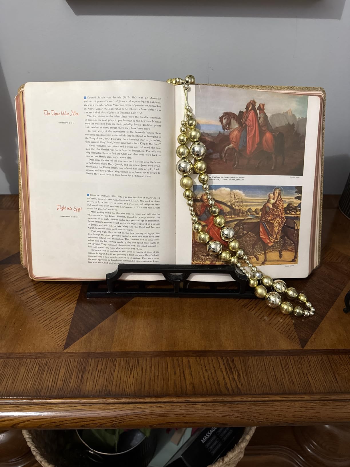 JOGREFUL Cast Iron Cookbook Stand, Kitchen Recipe Holder Classic Latte Gold | Heavy-Duty Book Vintage Holder, Reading Rest Holder for Easel/Counter/Books/Magazine/iPad/Bible customer photo 2